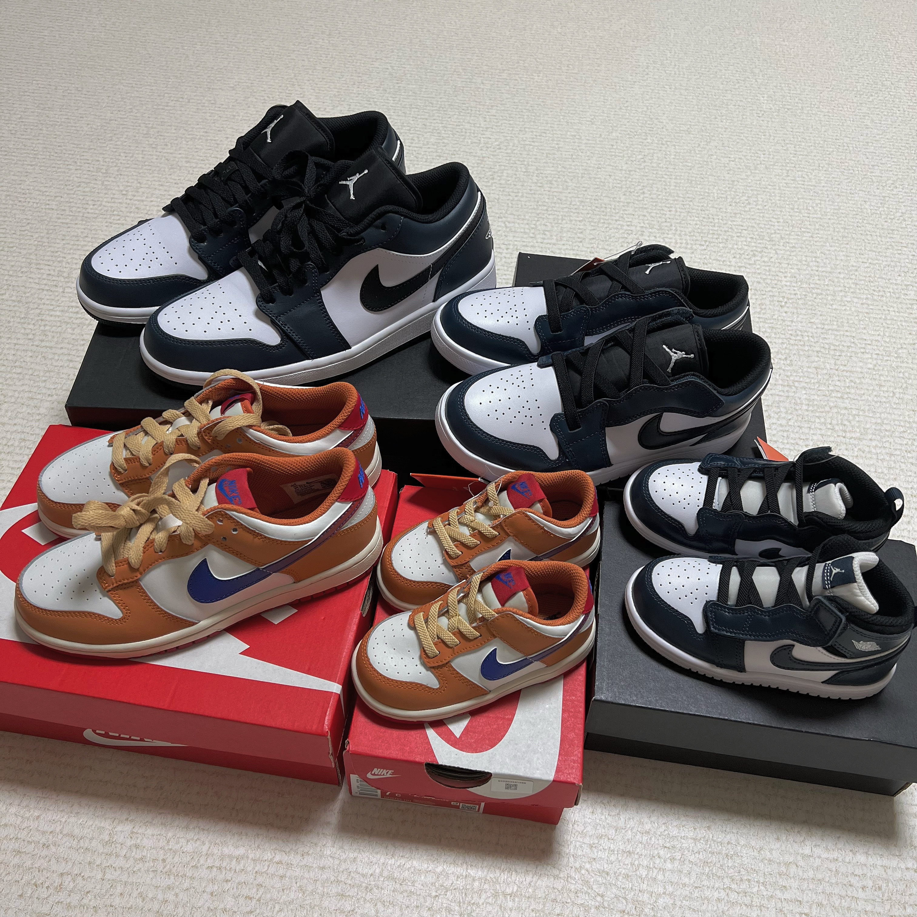 Jordan 1 Low Dark Teal, (PS) Jordan 1 Low Alt Armory Navy 착용 스타일