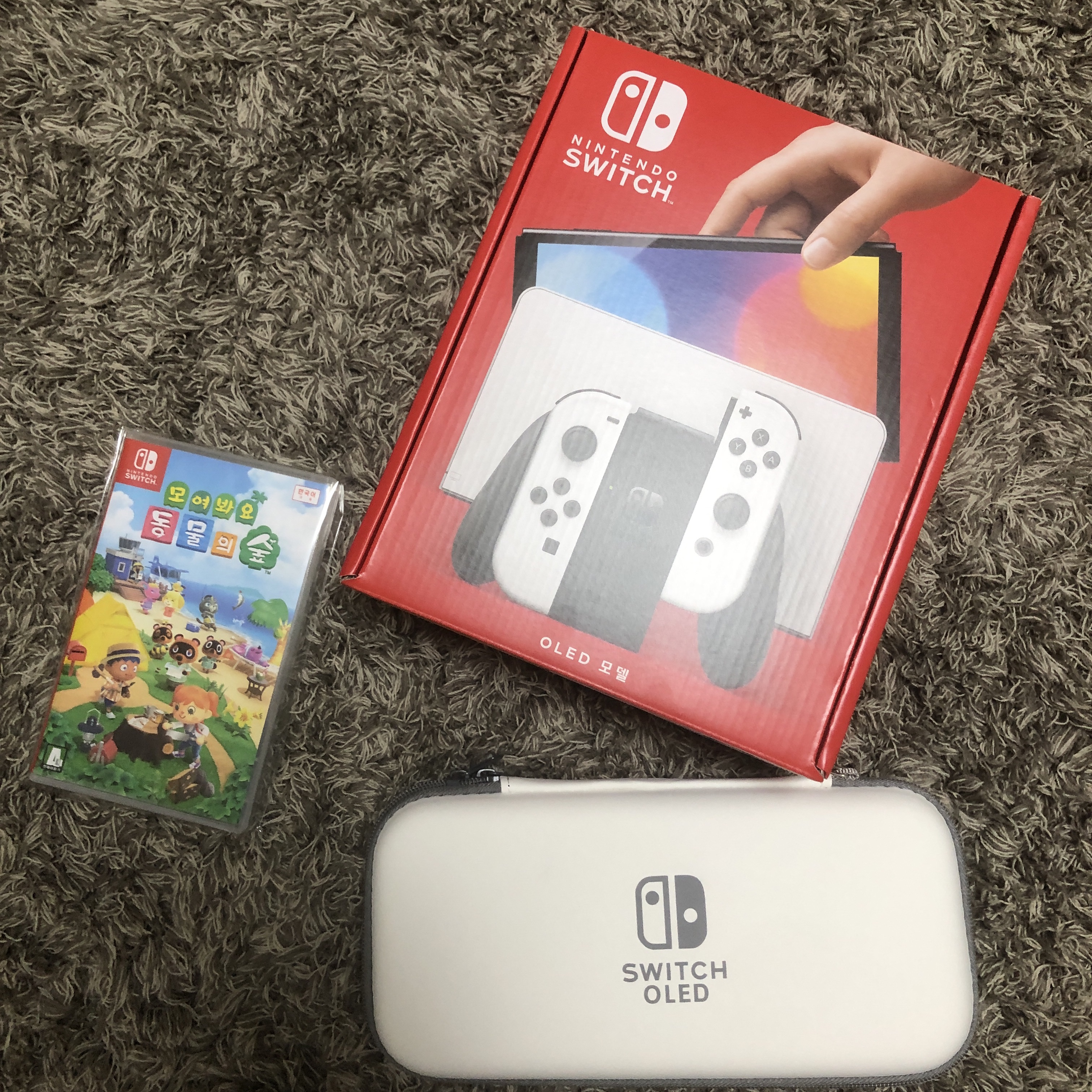 Nintendo Switch OLED White (Korean Ver.) 착용 스타일