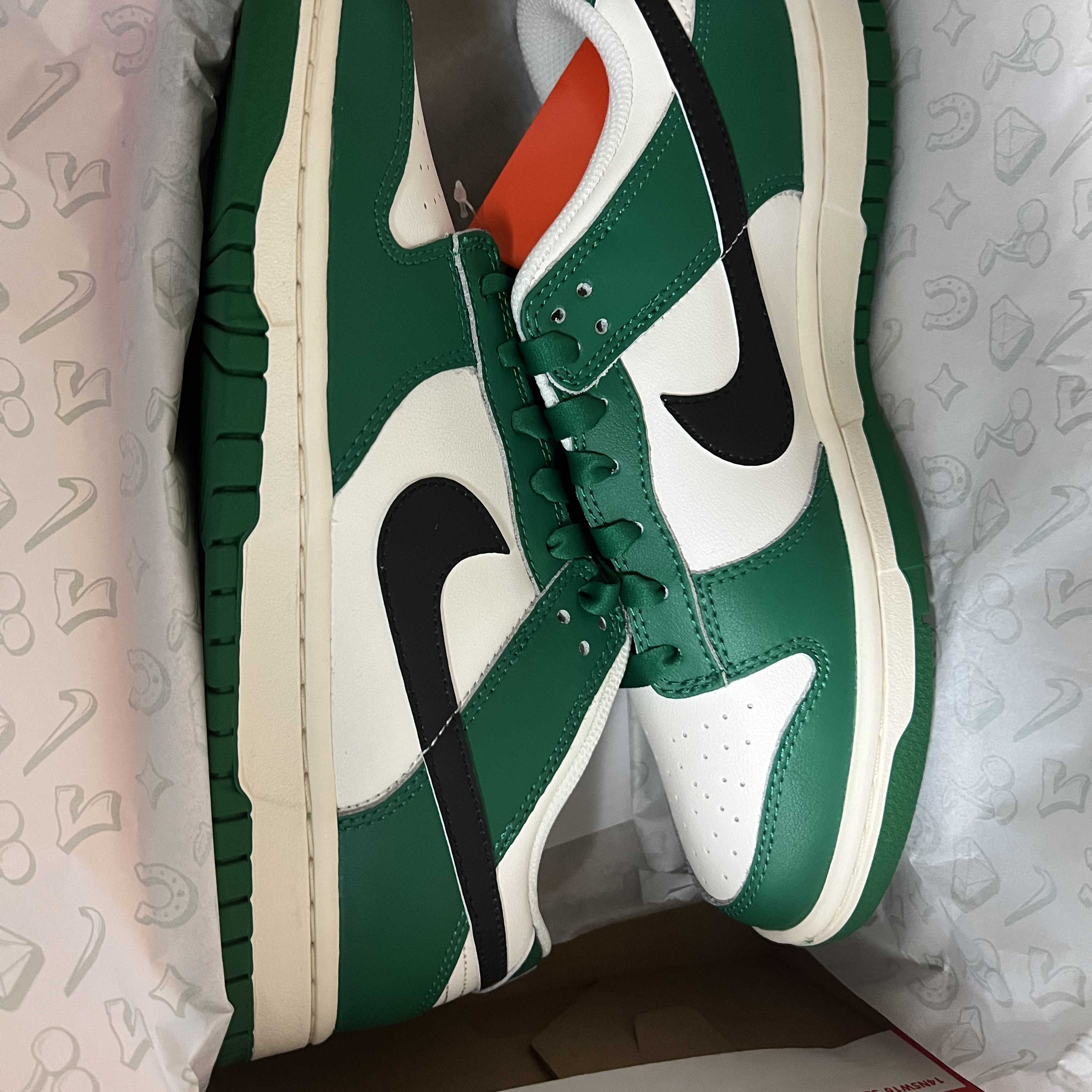 Nike Dunk Low Retro SE Jackpot Malachite 착용 스타일