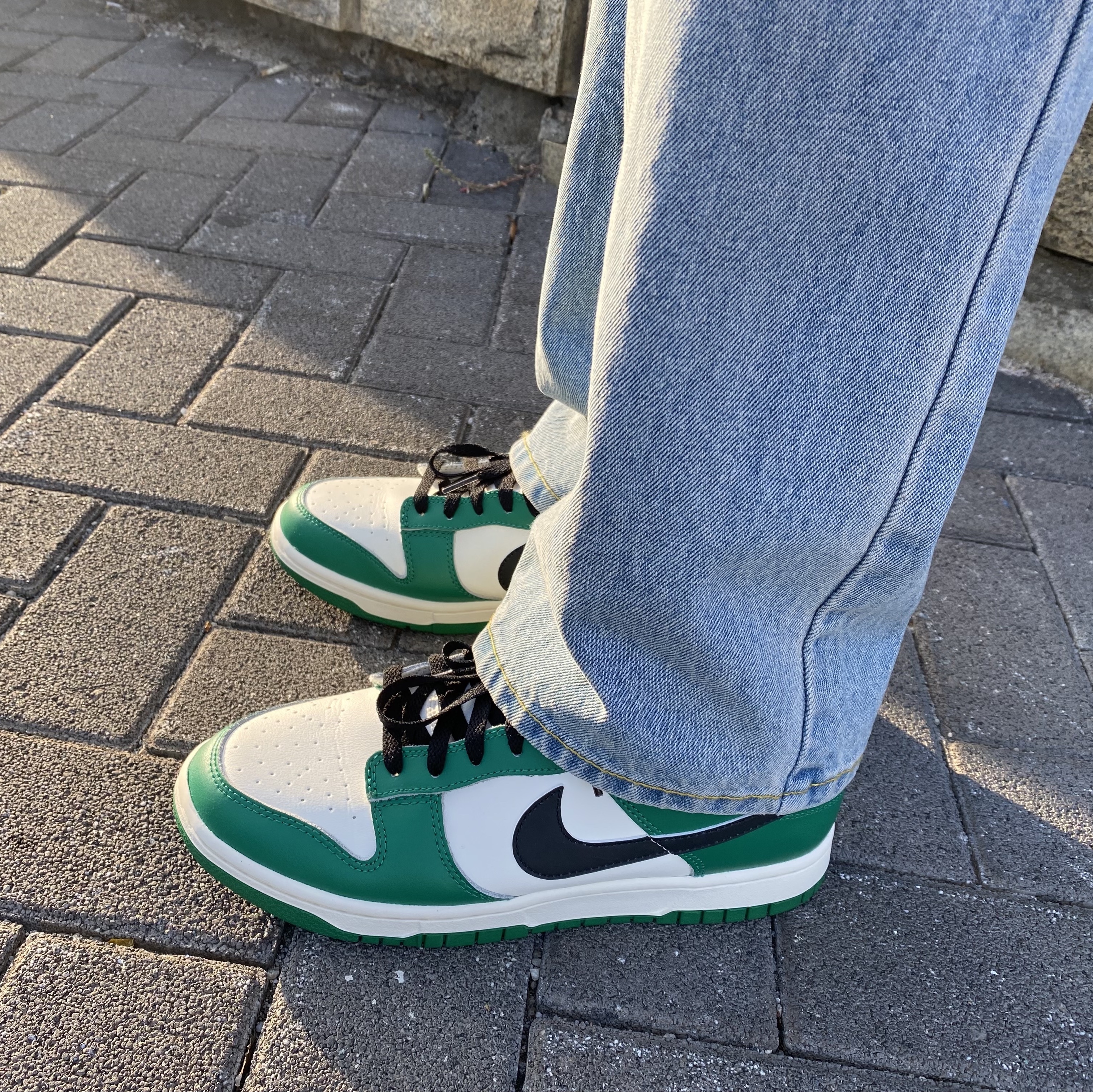 Nike Dunk Low Retro SE Jackpot Malachite 착용 스타일 - 1