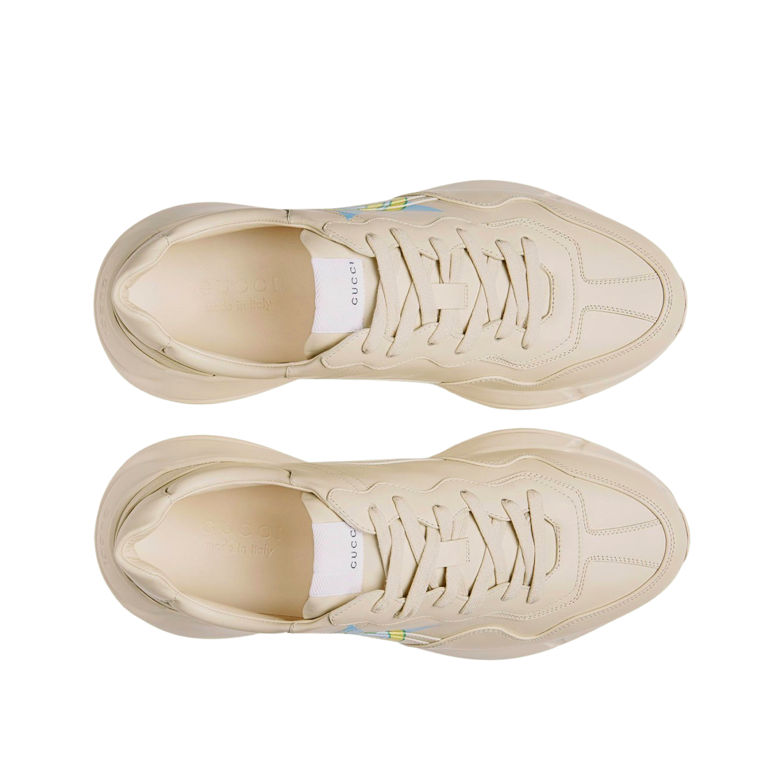 구찌 롸이톤 스타 프린트 스니커즈 아이보리(Gucci Rhyton Star Print Sneakers Ivory) - 2