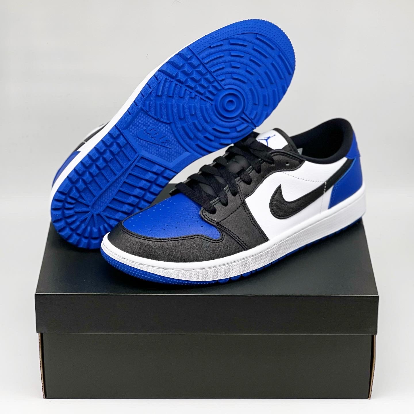 Jordan 1 Low Golf Sport Royal 착용 스타일 - 1