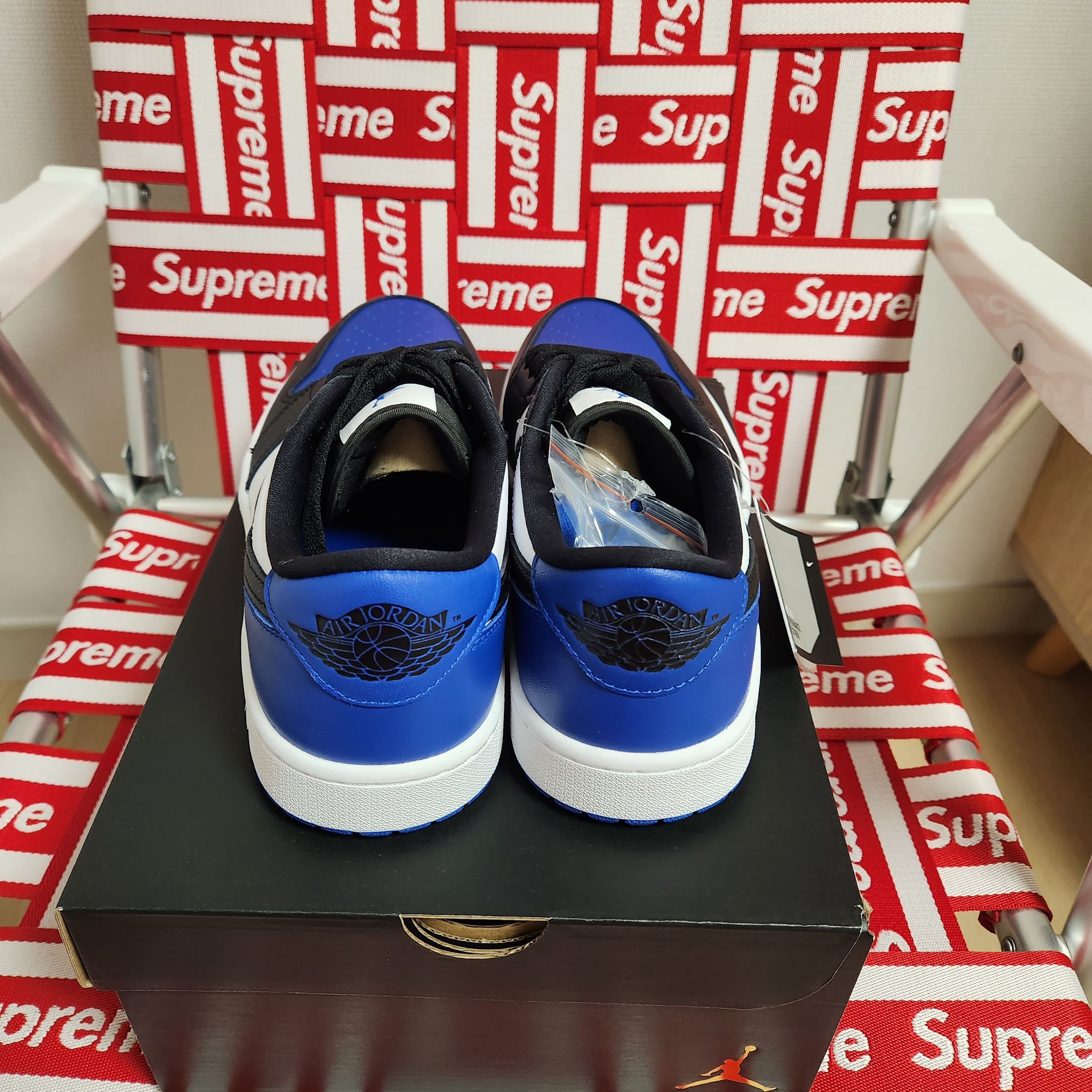 Jordan 1 Low Golf Sport Royal 착용 스타일 - 3