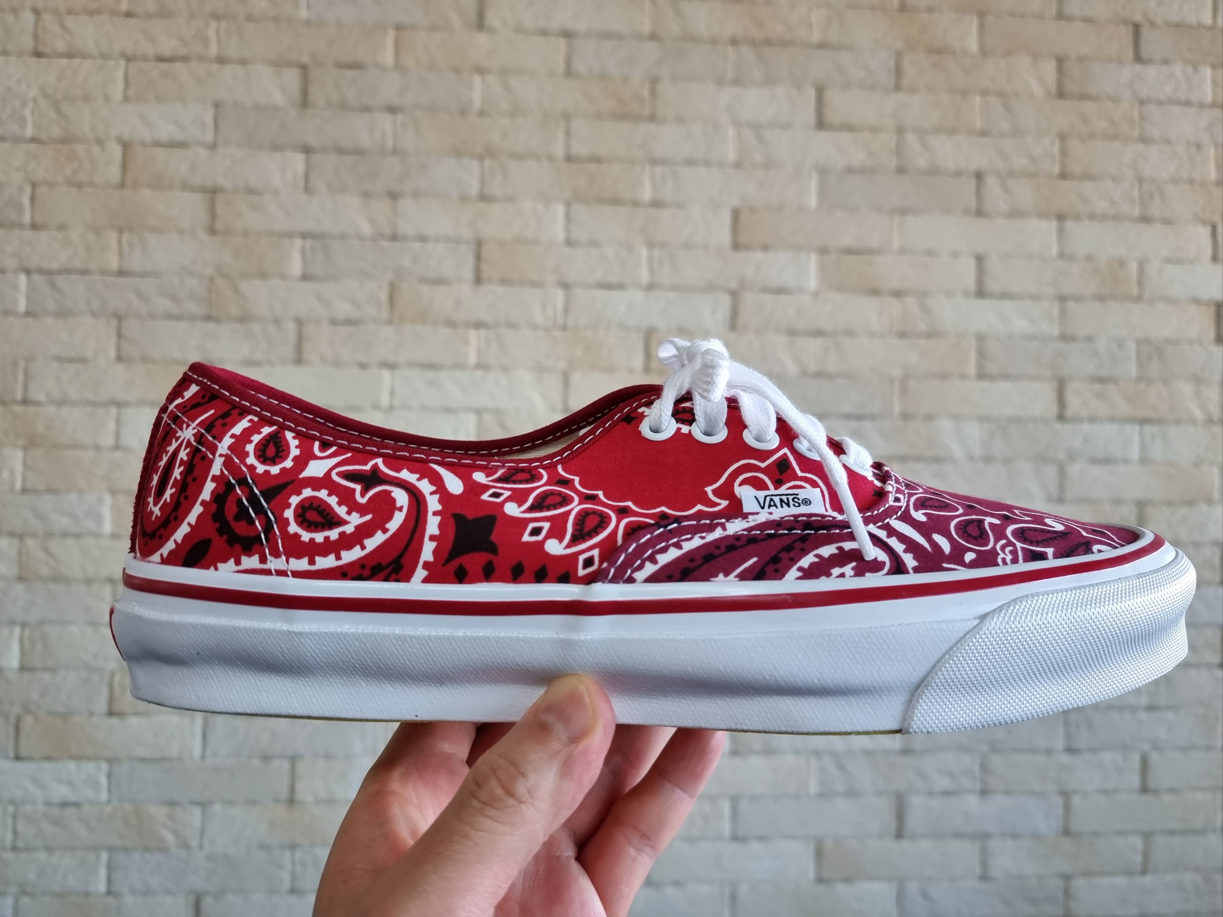 Vans Vault x Bedwin & The Heartbreakers OG Authentic LX Multi-Color-Red 착용 스타일 - 2