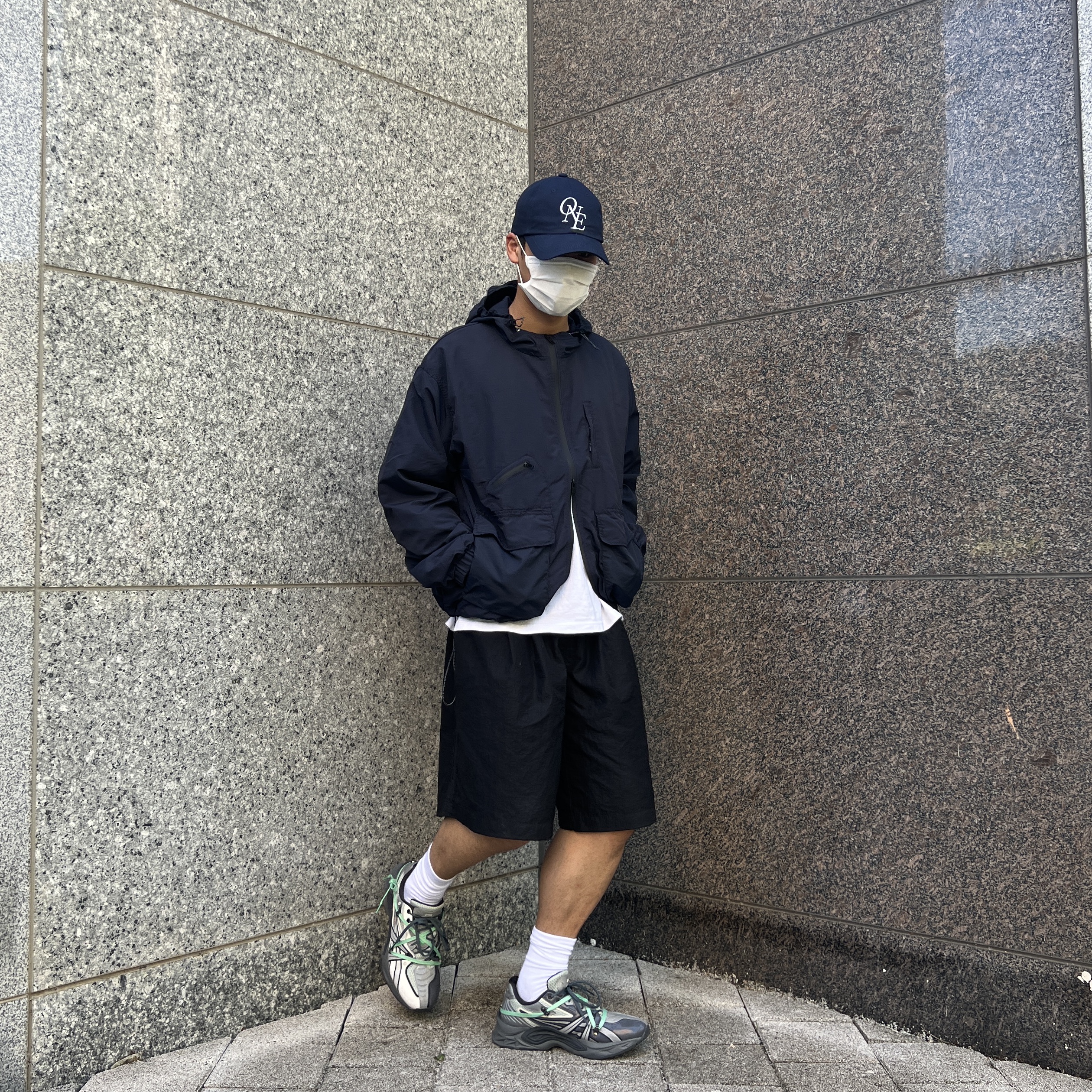Asics x Andersson Bell HN2-S Protoblast Smoke Grey 착용 스타일