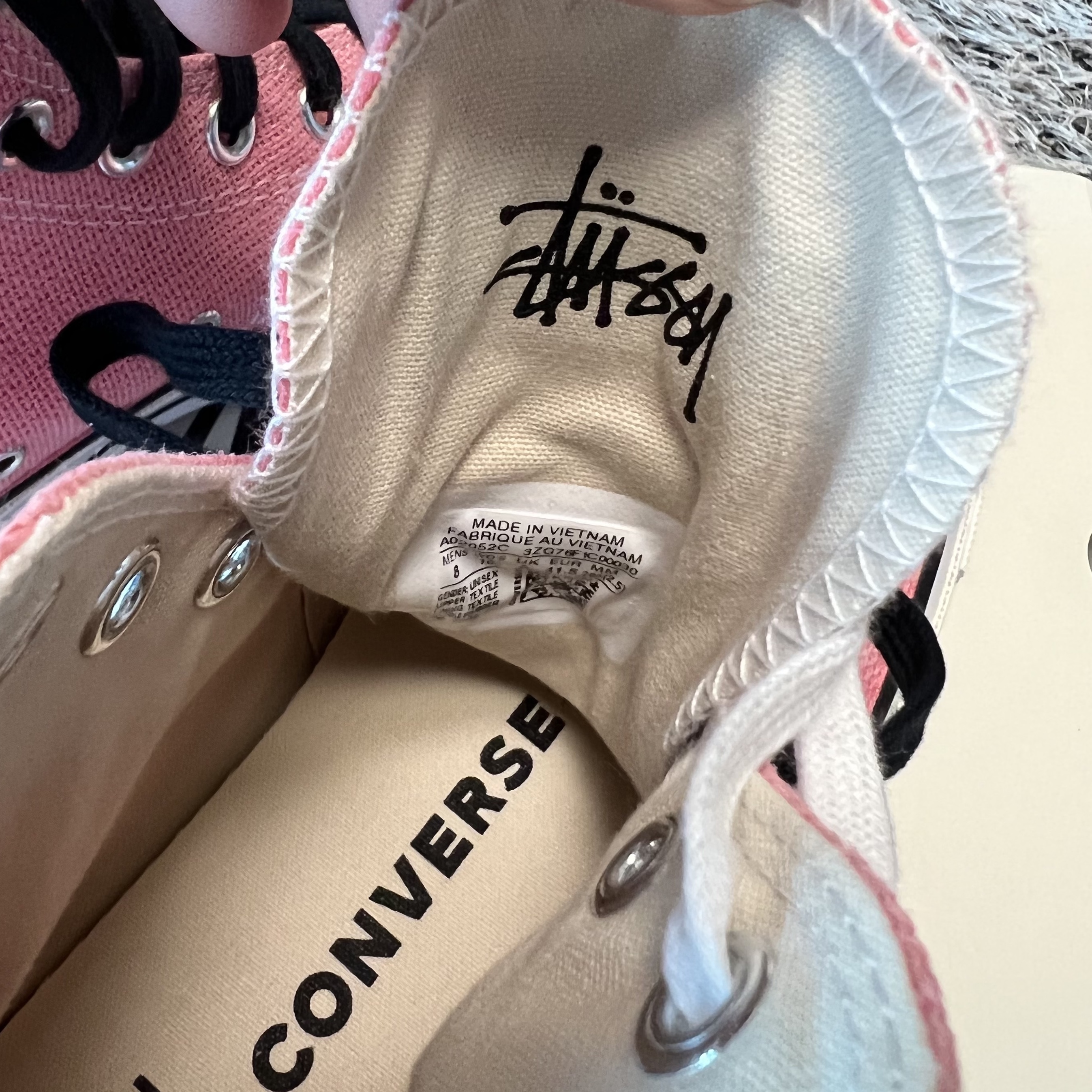 Converse x Stussy Chuck 70 High Plumeria 착용 스타일 - 4