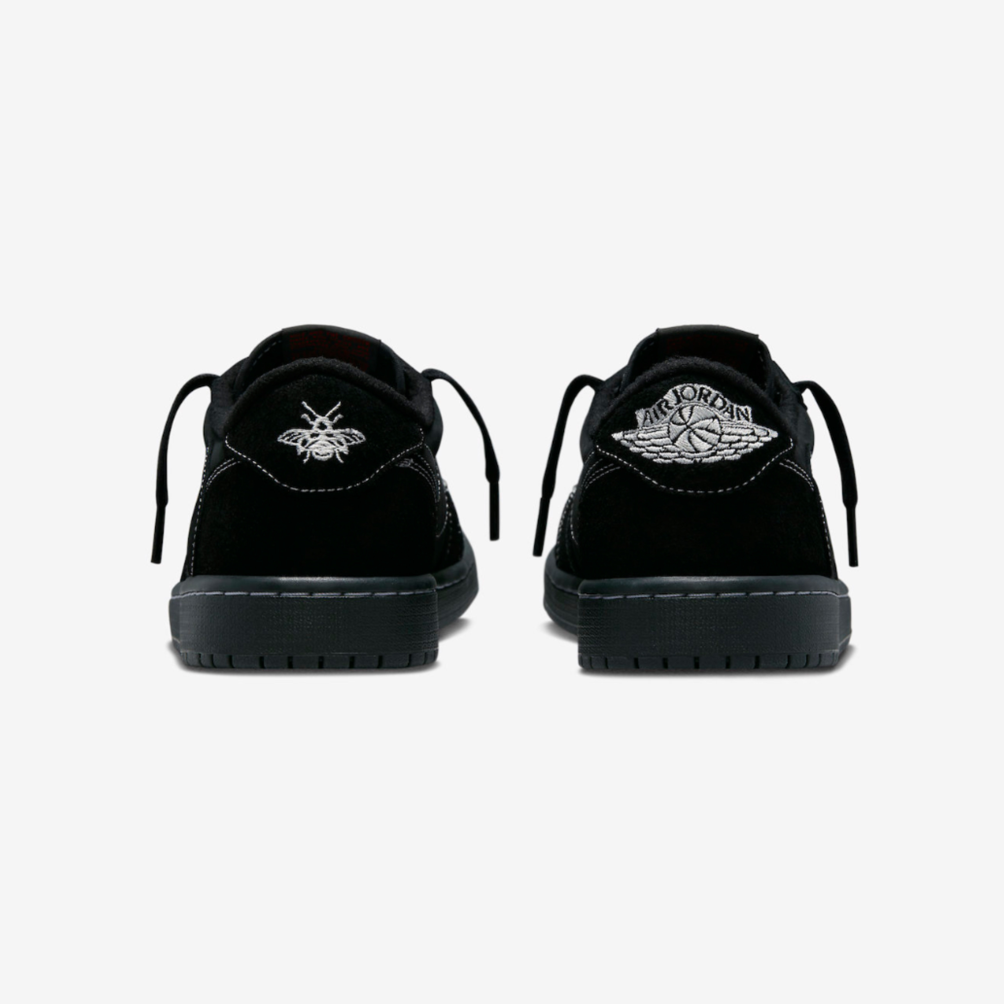 Jordan 1 x Travis Scott Retro Low OG SP Black Phantom 착용 스타일 - 5