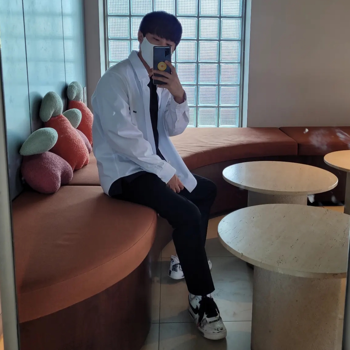 Nike x Peaceminusone Air Force 1 Low Para-Noise 2.0 착용 스타일