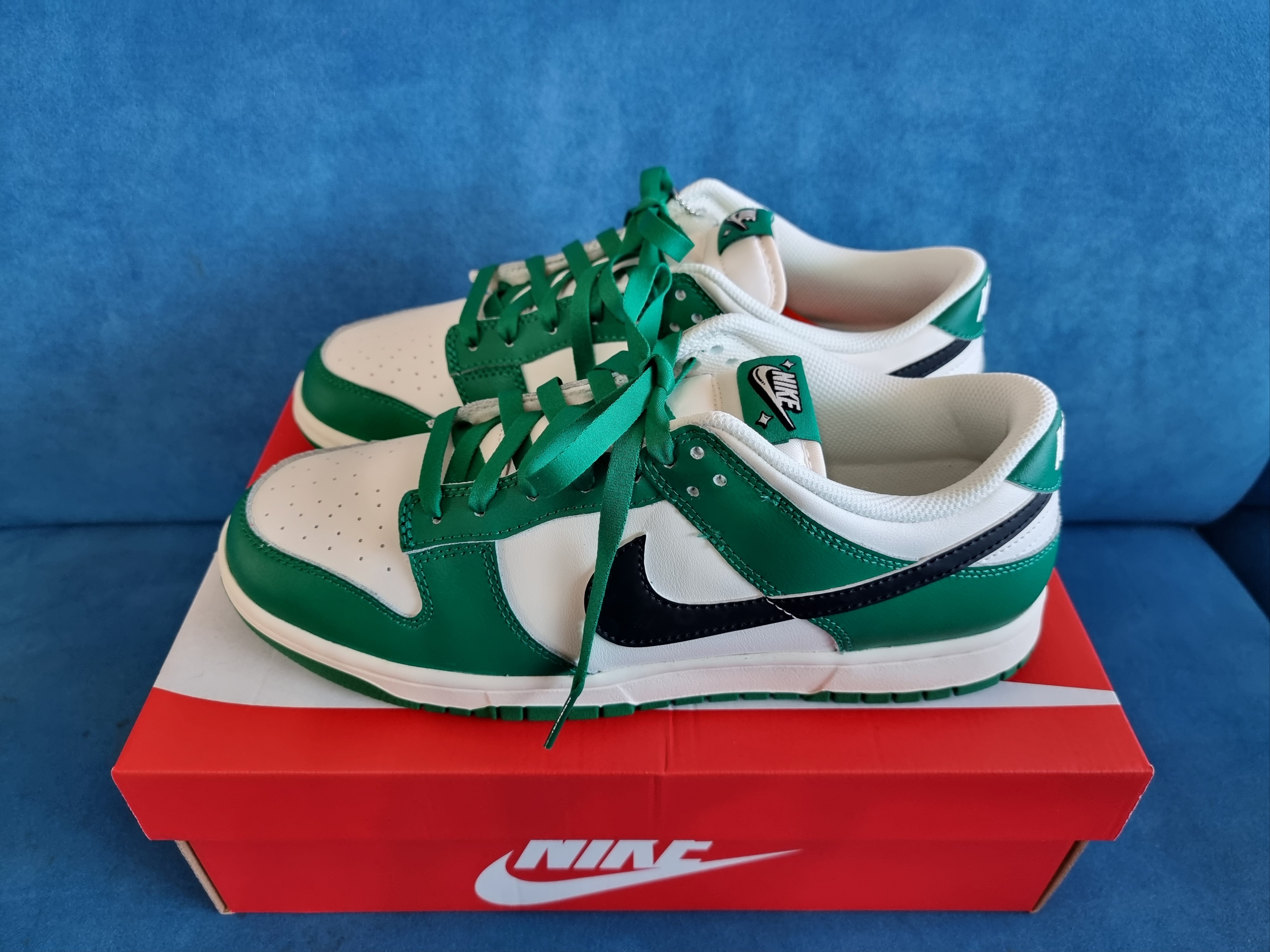 Nike Dunk Low Retro SE Jackpot Malachite 착용 스타일 - 1