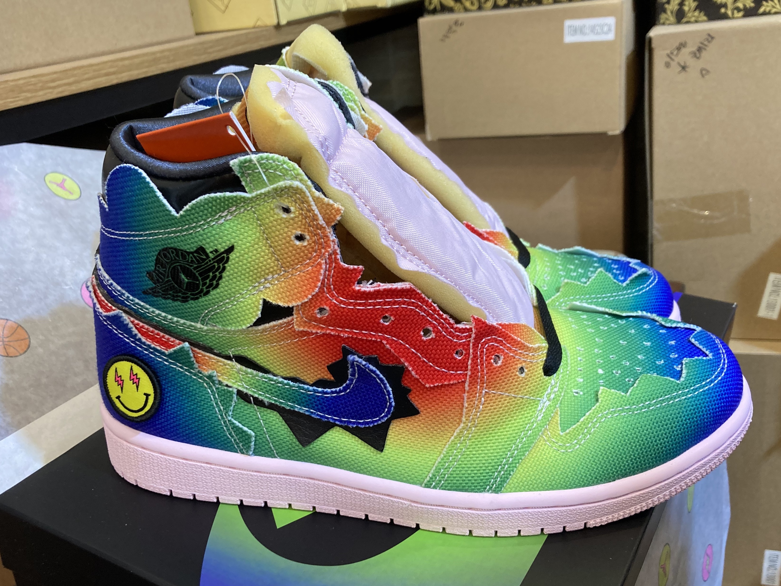 Jordan 1 x J Balvin Retro High OG 착용 스타일