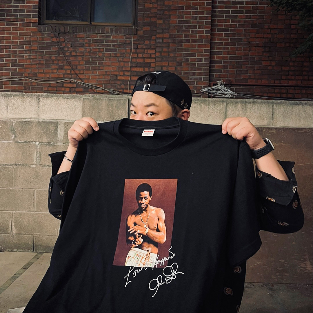 Supreme Al Green T-Shirt Black - 22SS 착용 스타일