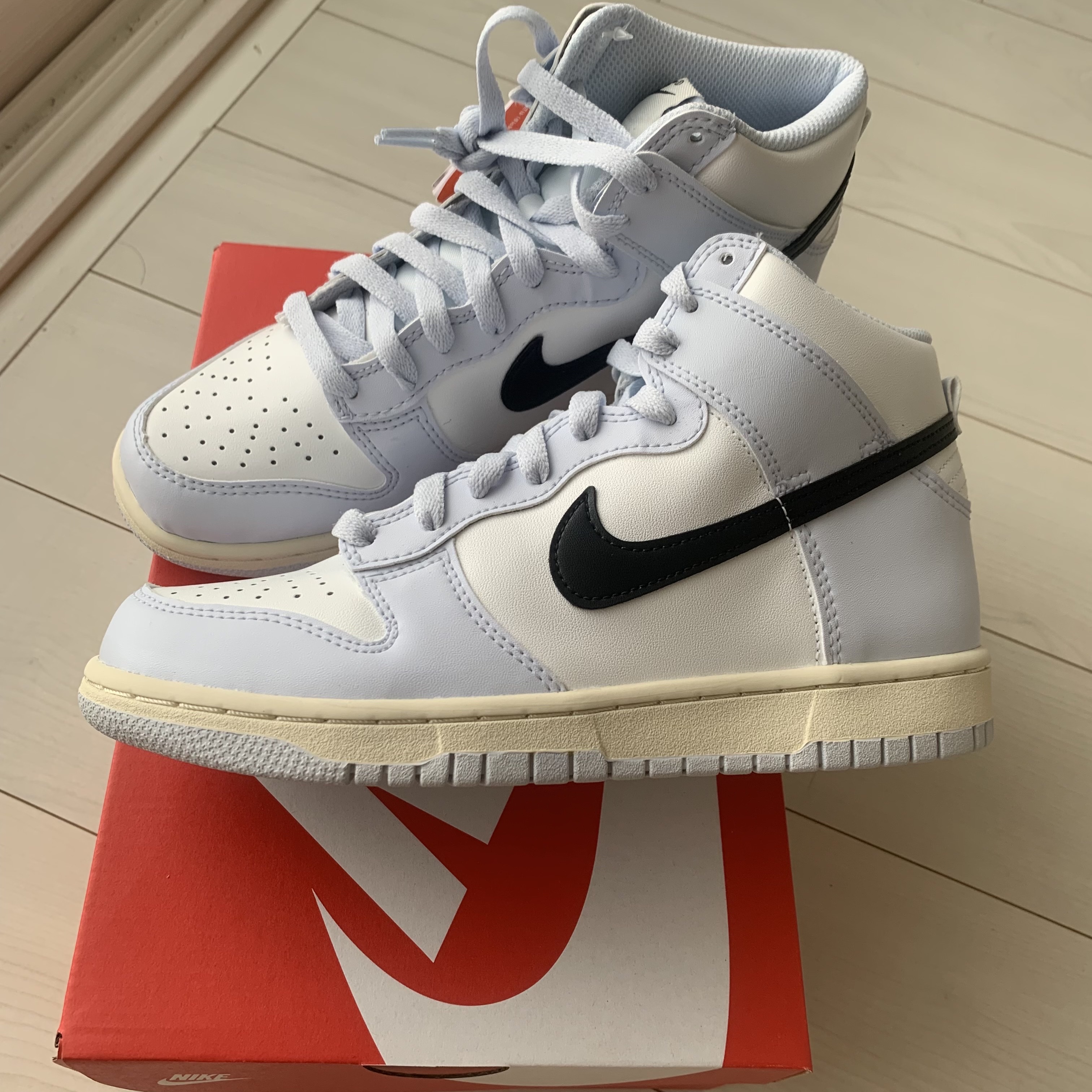 (GS) Nike Dunk High Football Grey 착용 스타일
