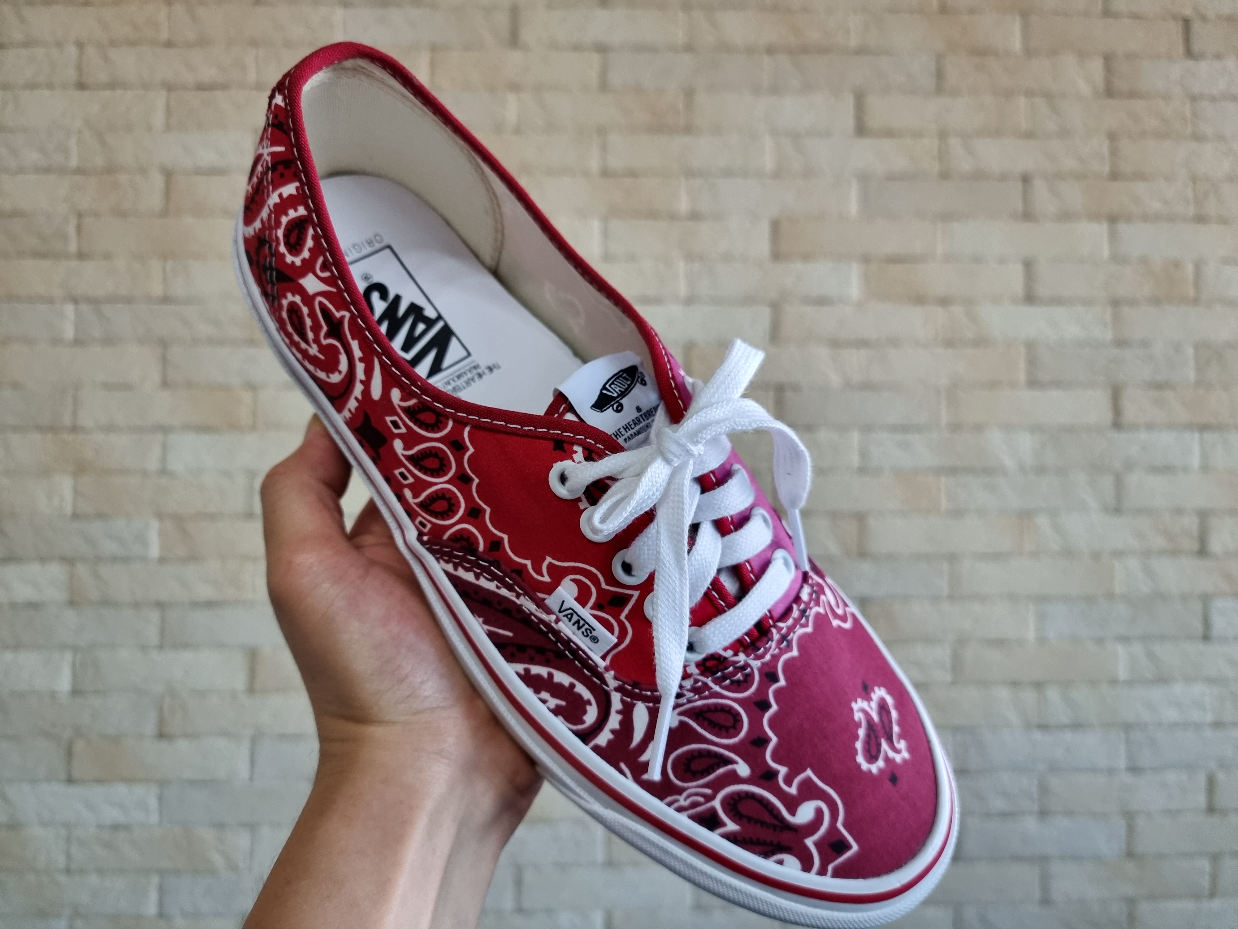Vans Vault x Bedwin & The Heartbreakers OG Authentic LX Multi-Color-Red 착용 스타일 - 4