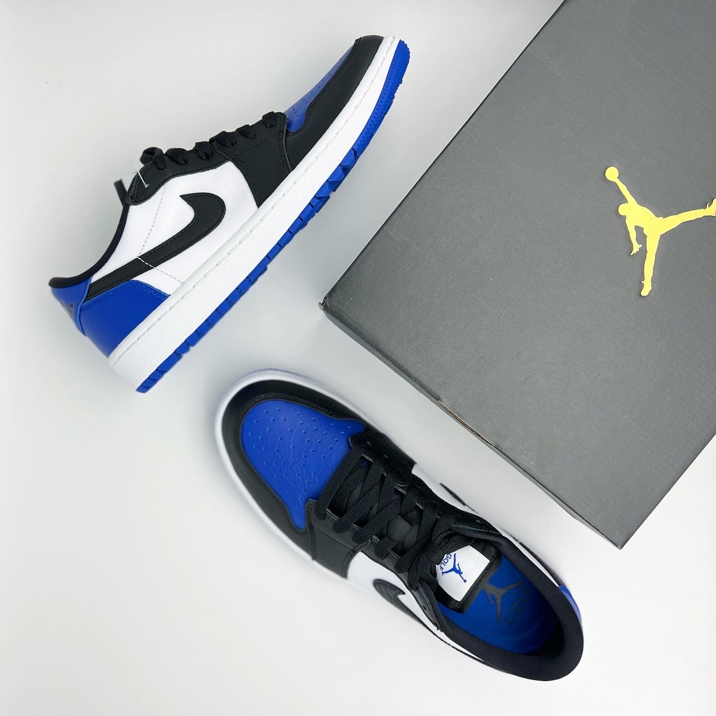 Jordan 1 Low Golf Sport Royal 착용 스타일 - 5