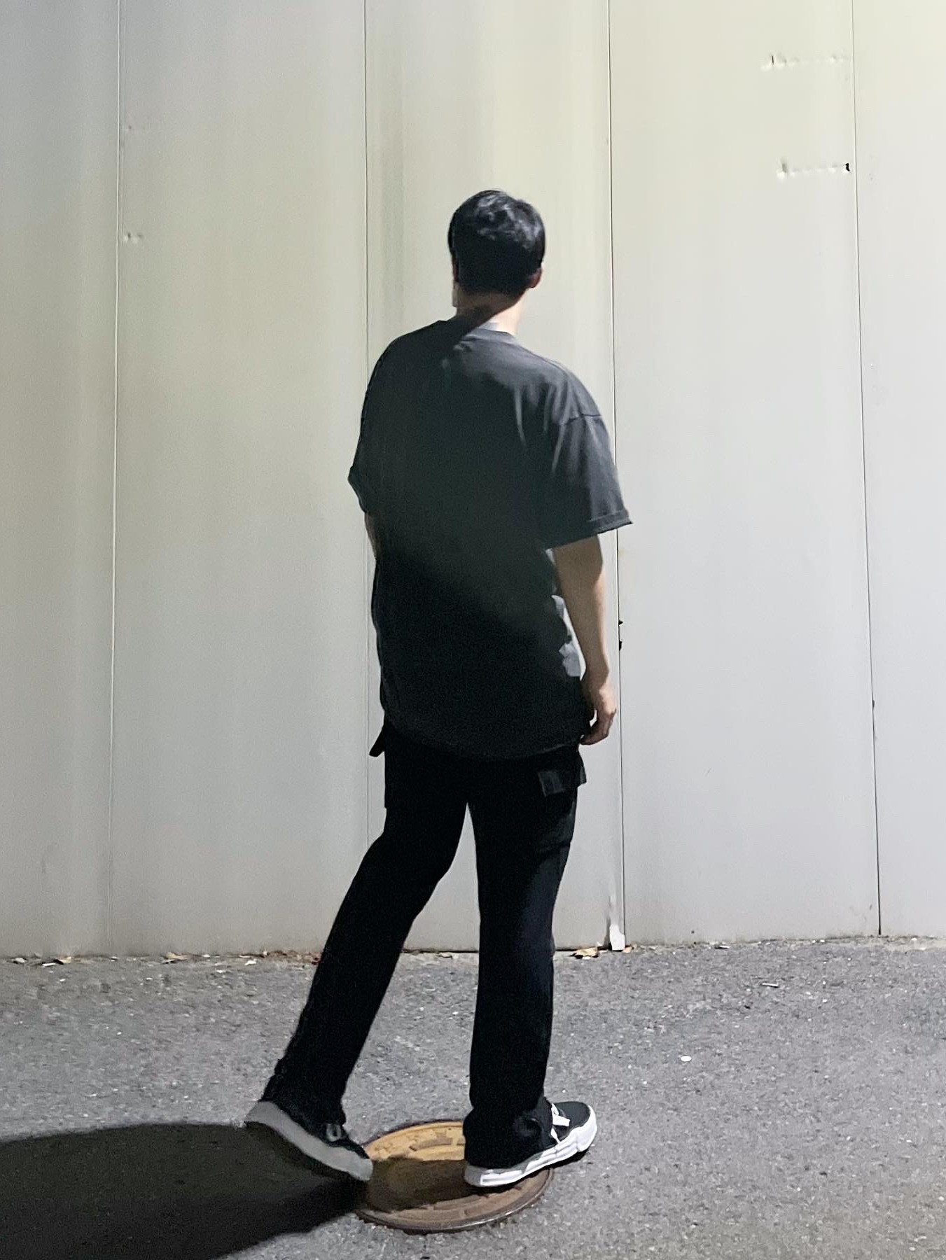 Maison Mihara Yasuhiro Baker OG Sole Canvas Low Cut Sneakers Black 착용 스타일 - 2