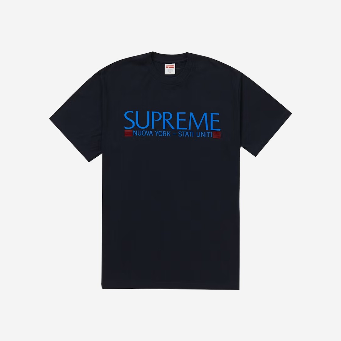 Supreme Nuova York T-Shirt Navy - 20FW 상세 이미지 1