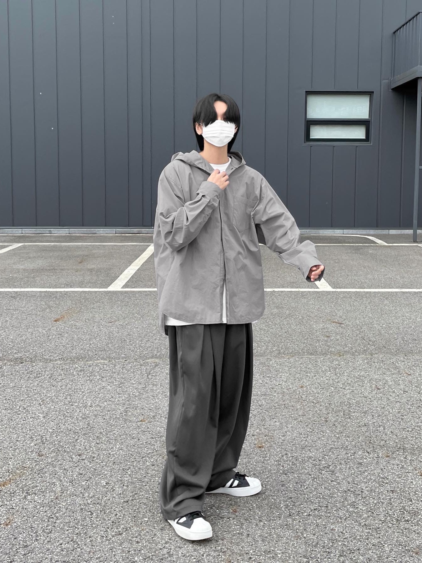 Y-3 Yohji Star Black White 착용 스타일 - 1