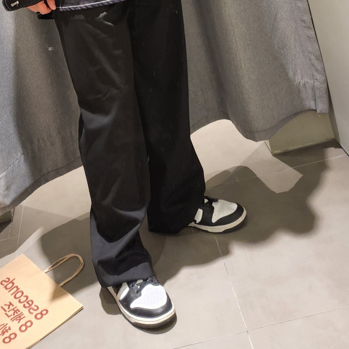 Nike Dunk Low Retro Black 착용 스타일
