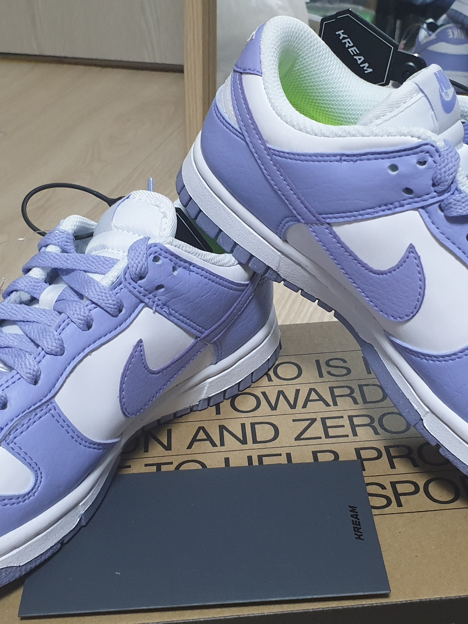 (W) Nike Dunk Low Next Nature Lilac 착용 스타일 - 3