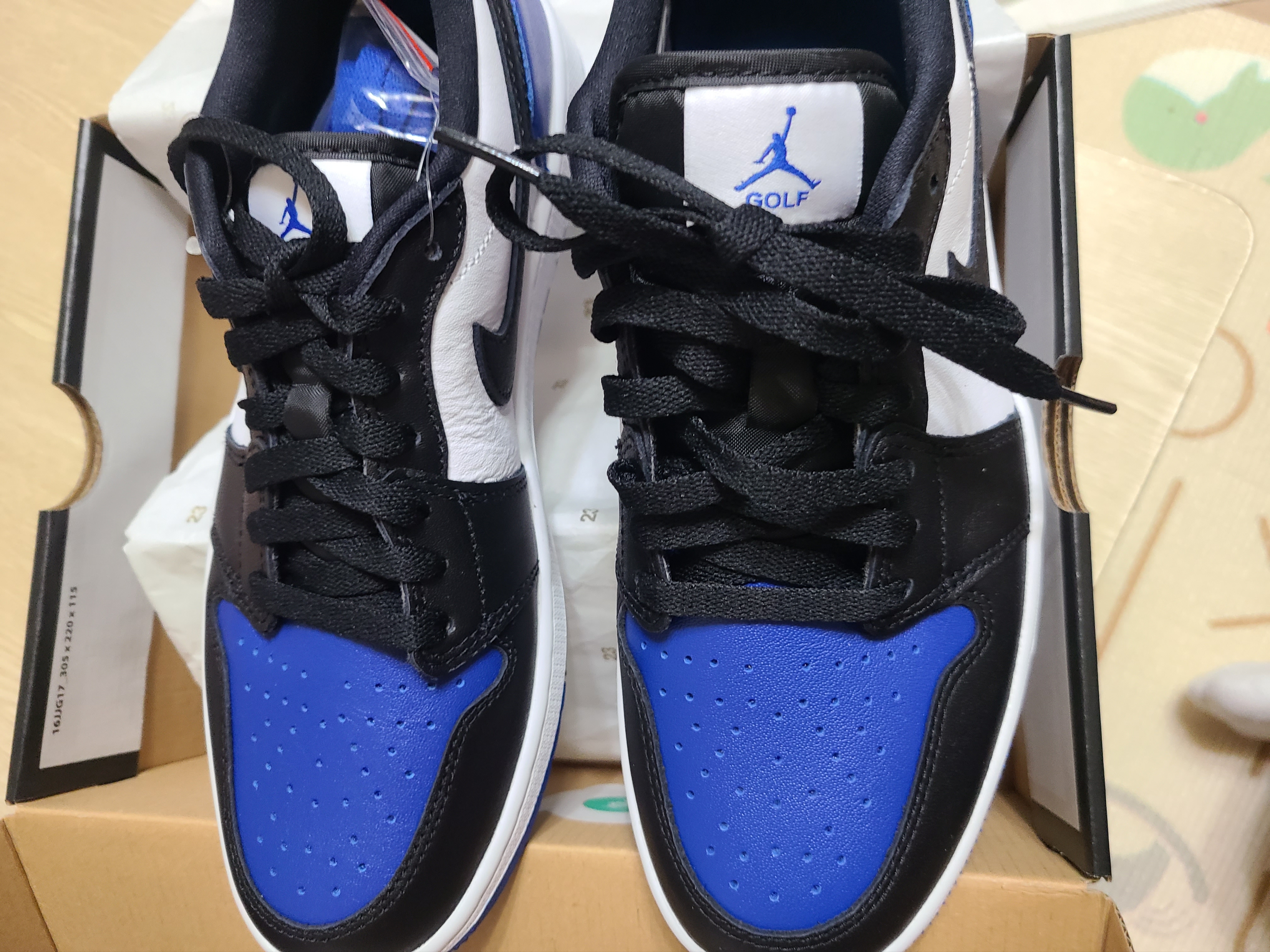 Jordan 1 Low Golf Sport Royal 착용 스타일