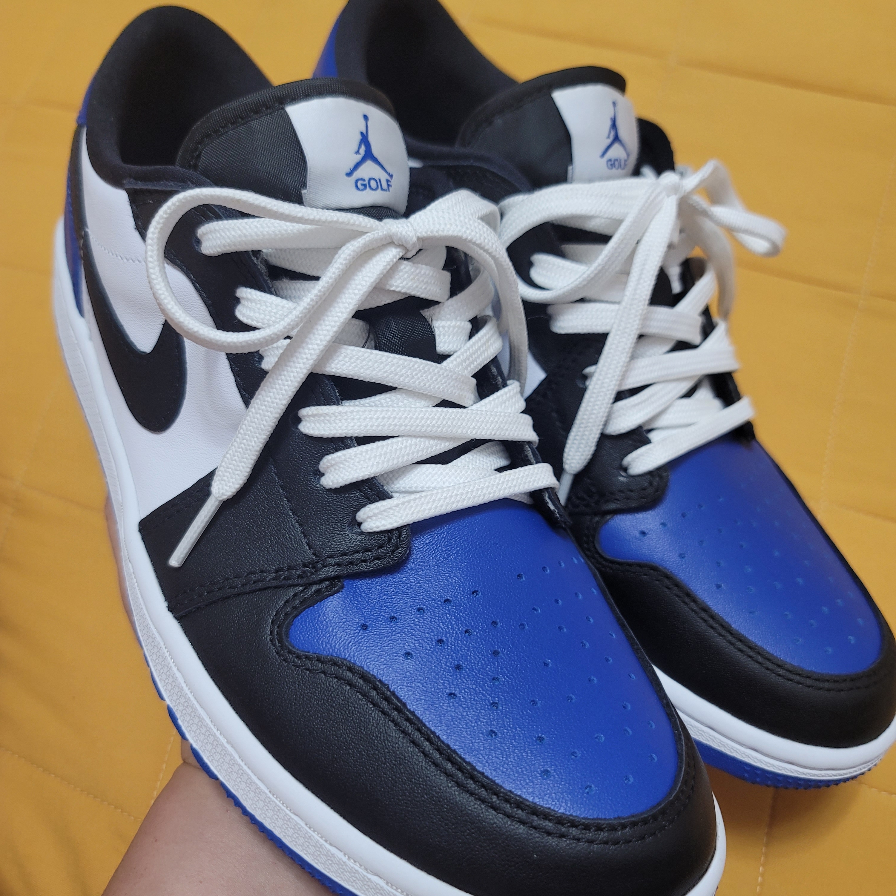 Jordan 1 Low Golf Sport Royal 착용 스타일