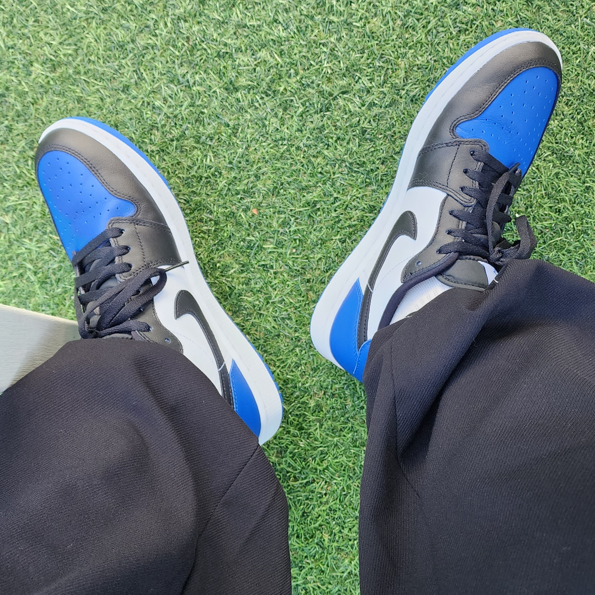 Jordan 1 Low Golf Sport Royal 착용 스타일