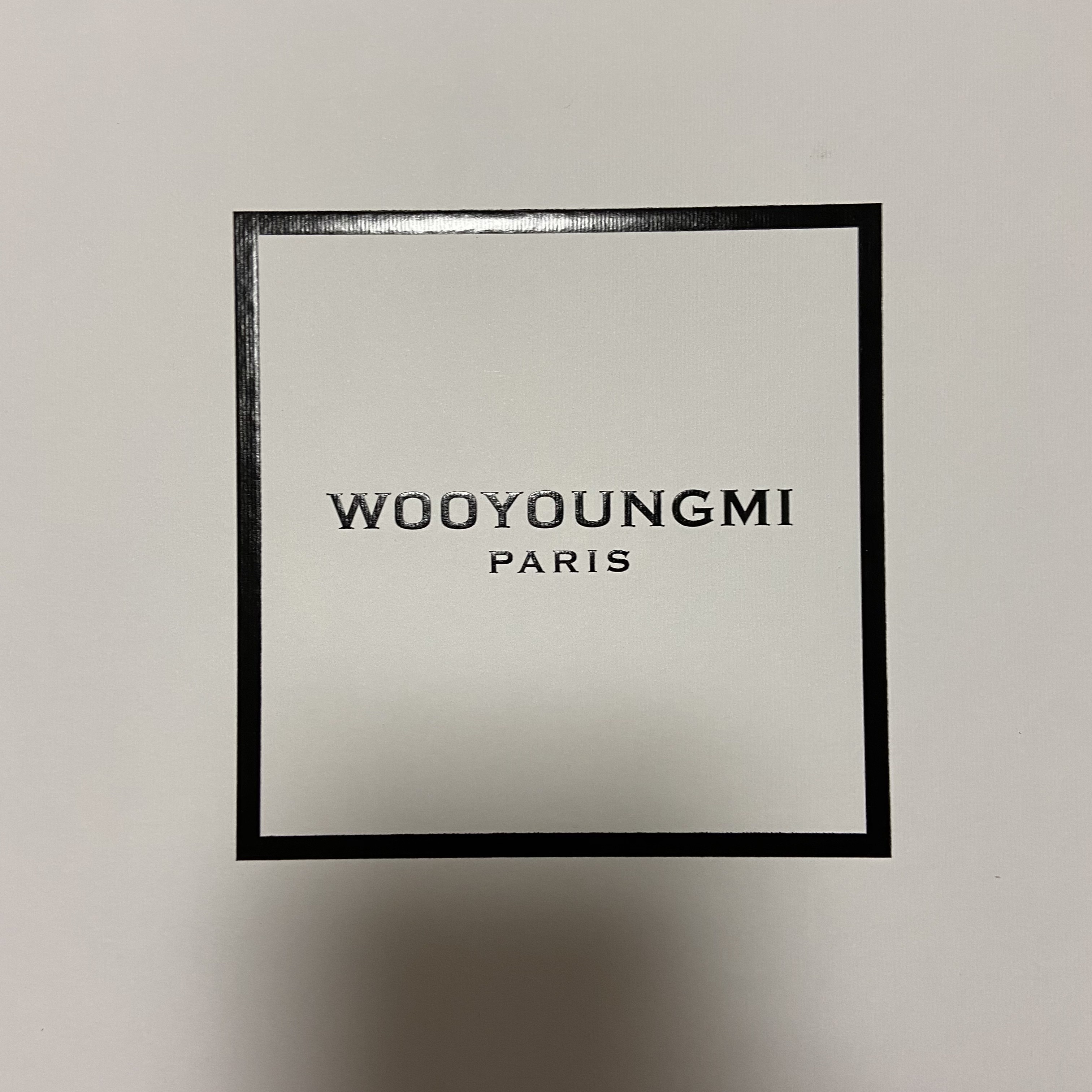 Wooyoungmi White Back Logo T-Shirt Black - 22FW 착용 스타일