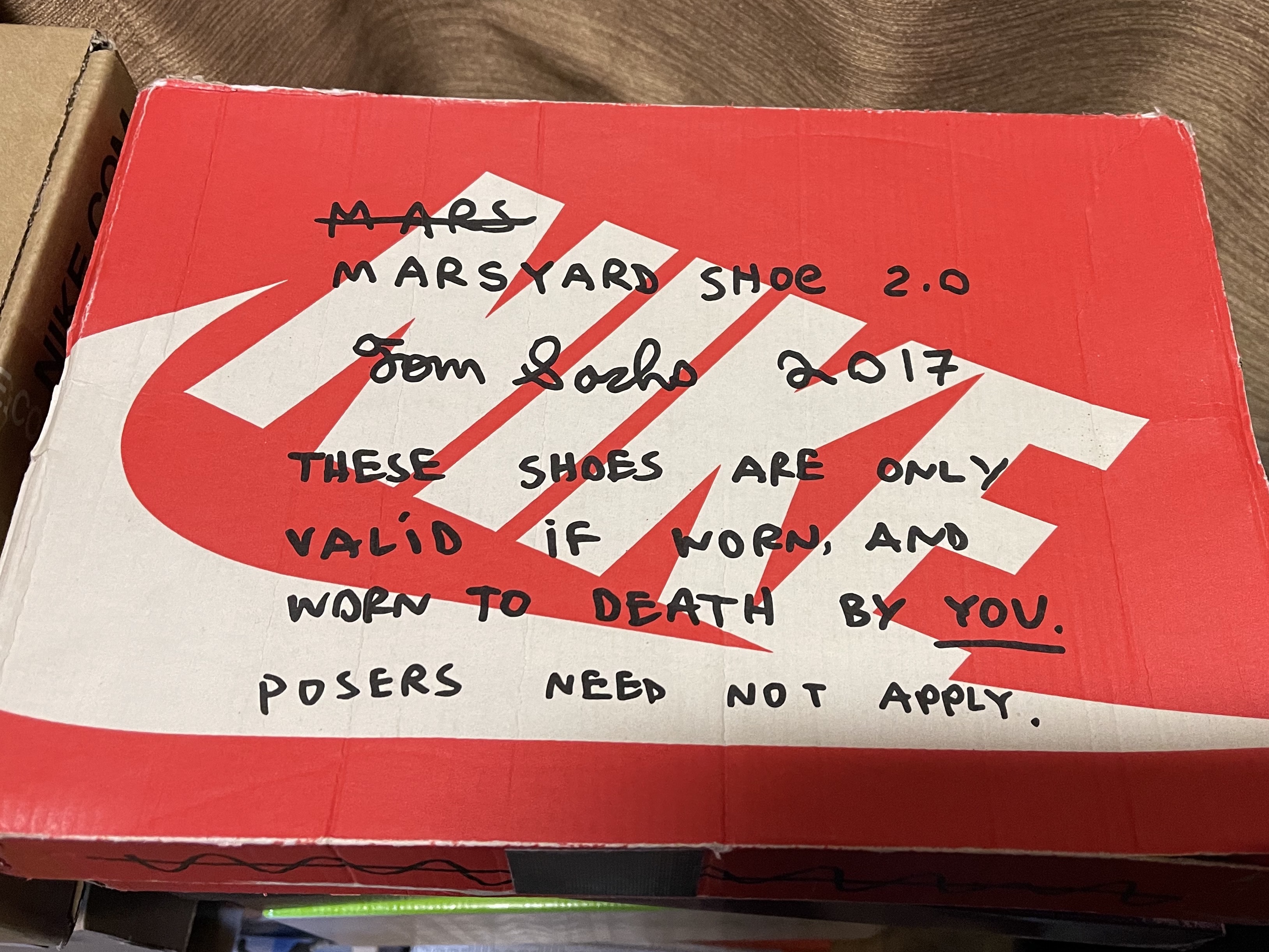 Nike x Tom Sachs Mars Yard Shoe 2.0 Space Camp 착용 스타일