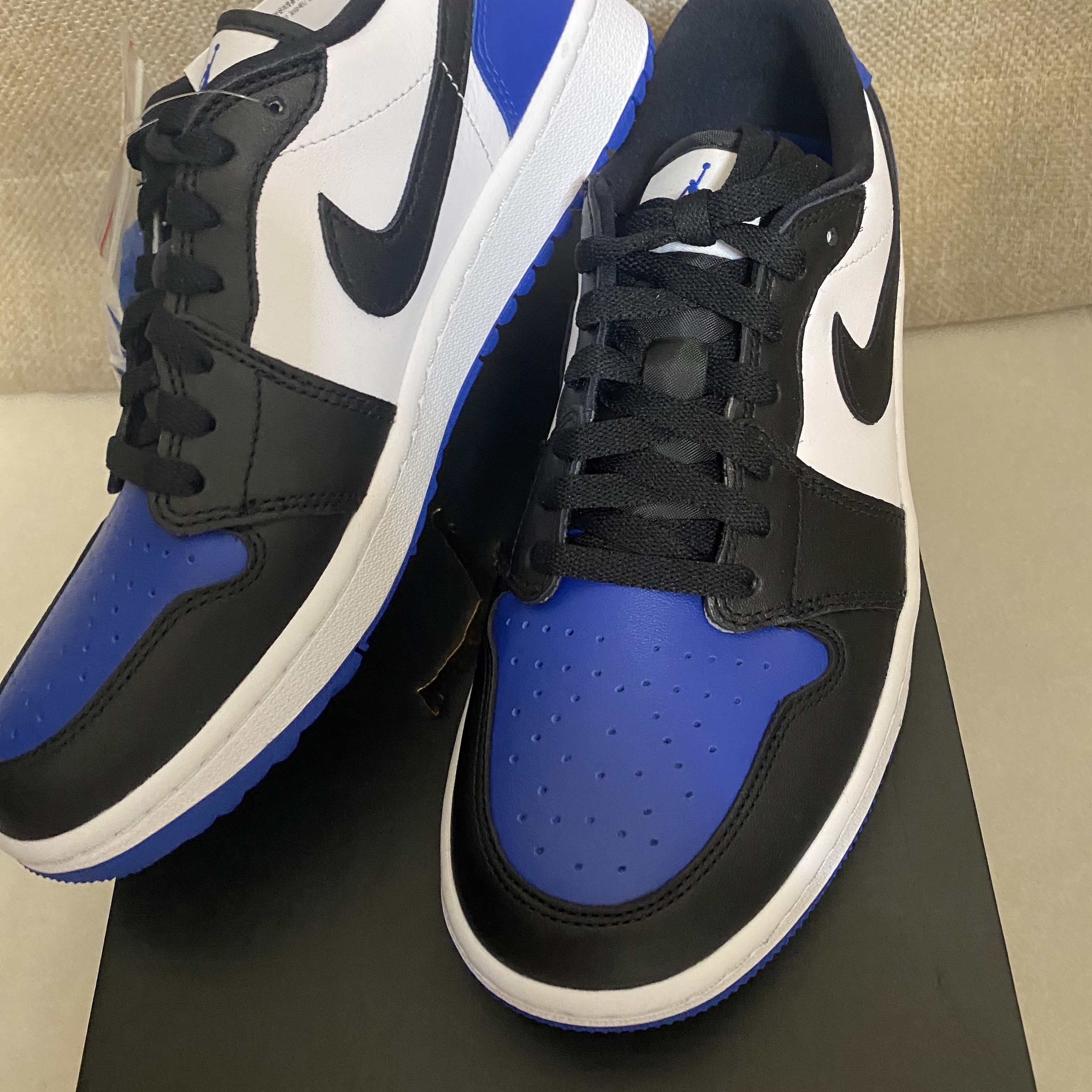Jordan 1 Low Golf Sport Royal ์ฐฉ์ฉ ์คํ์ผ - 1