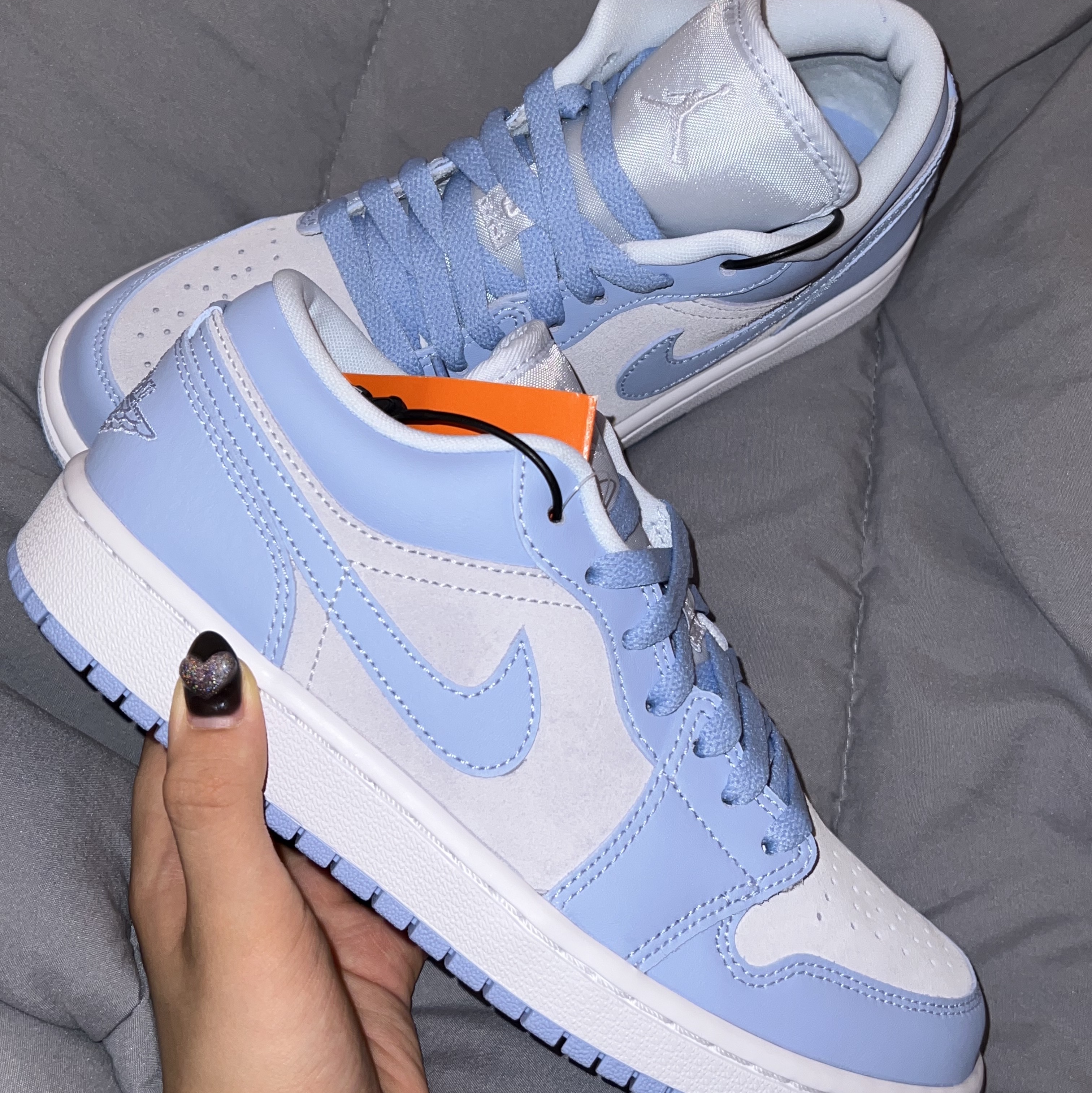 (W) Jordan 1 Low Aluminum 착용 스타일 - 1