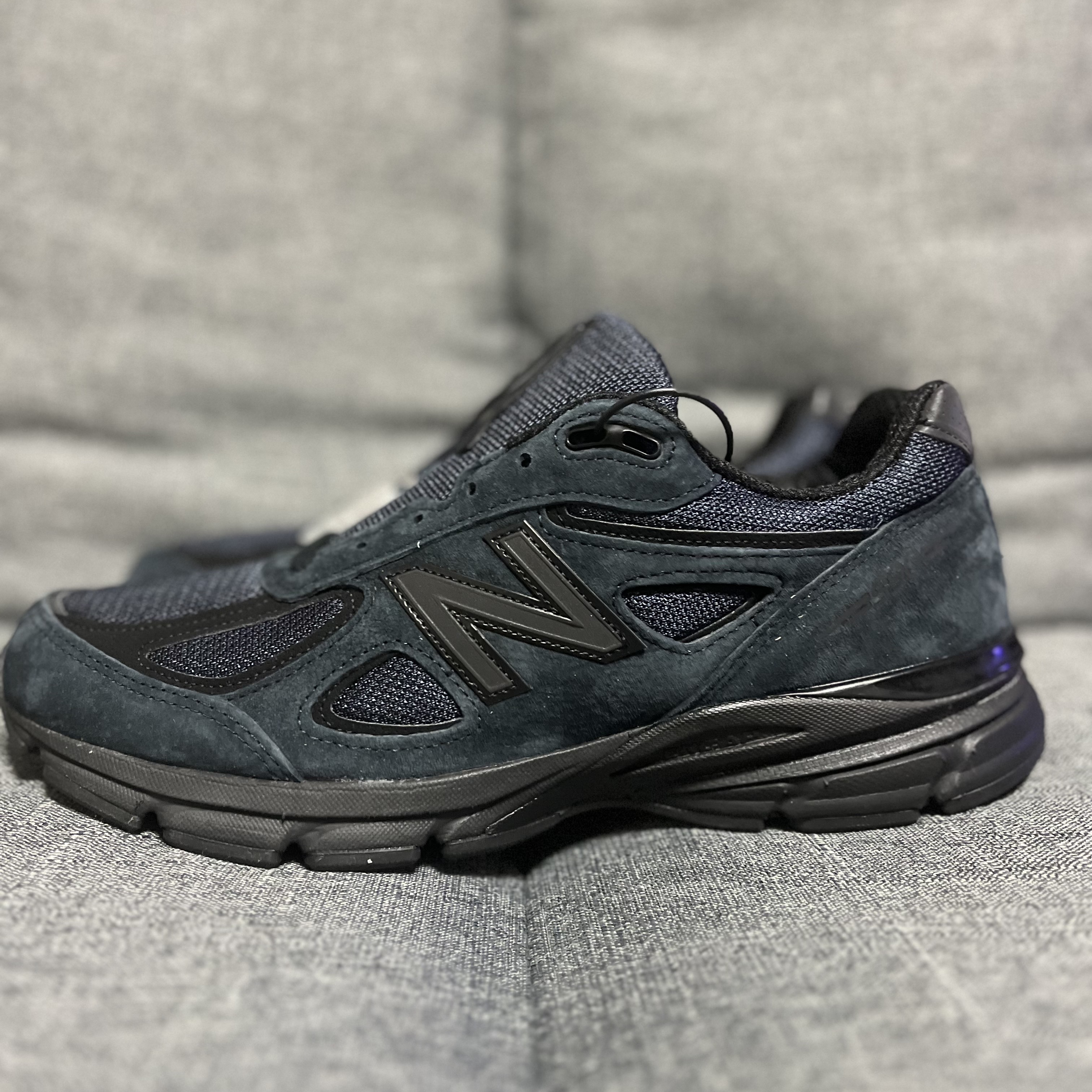 New Balance x JJJJound 990v4 Navy 착용 스타일