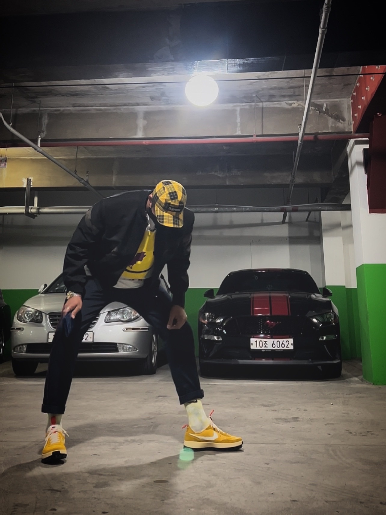Supreme Washed Chino Twill Camp Cap Yellow Tartan - 20FW, Nike x Tom Sachs General Purpose Shoe Archive 착용 스타일 - 1