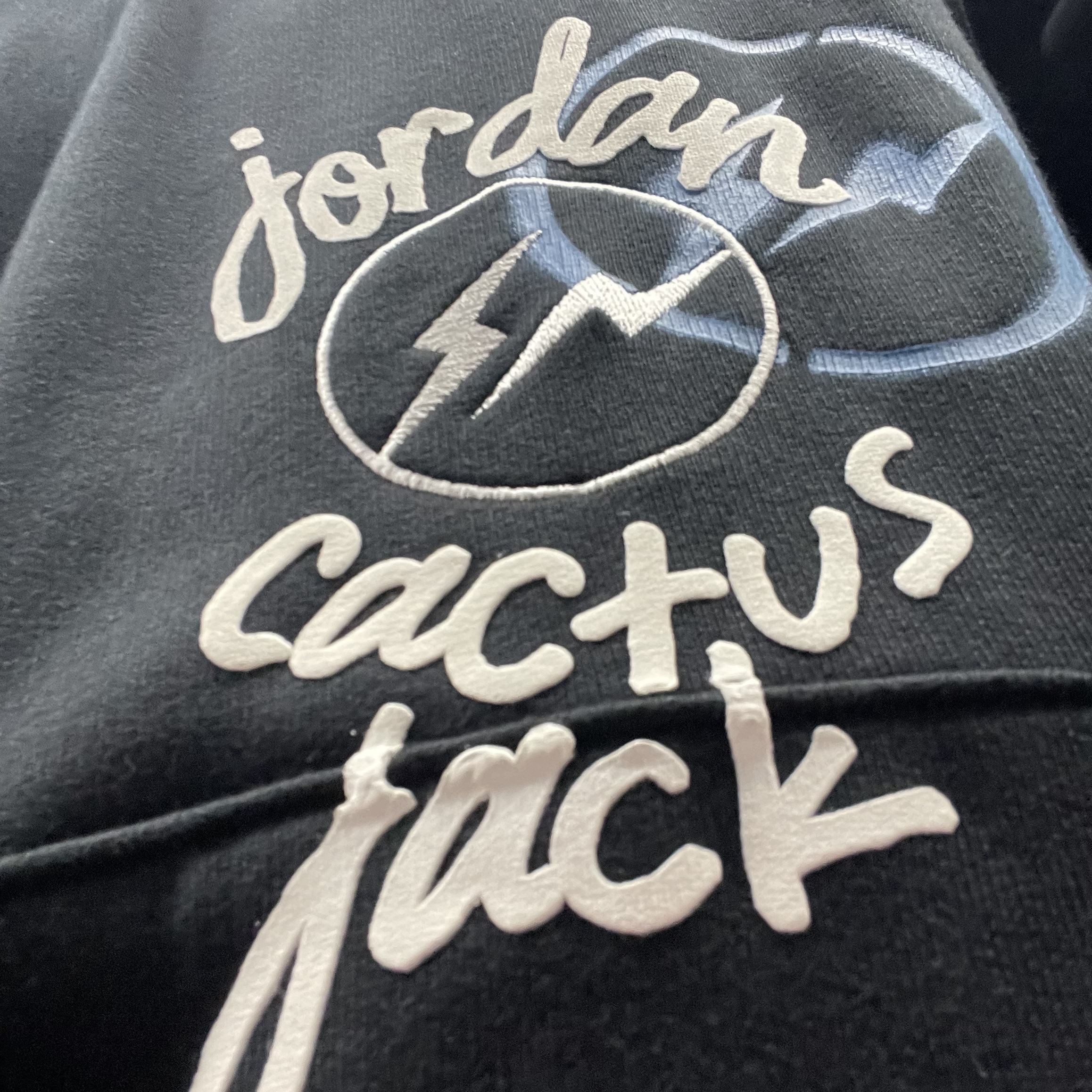Jordan x Travis Scott x Fragment Hoodie Black (DJ0615-010), Supreme Backpack Black - 18FW 착용 스타일 - 2