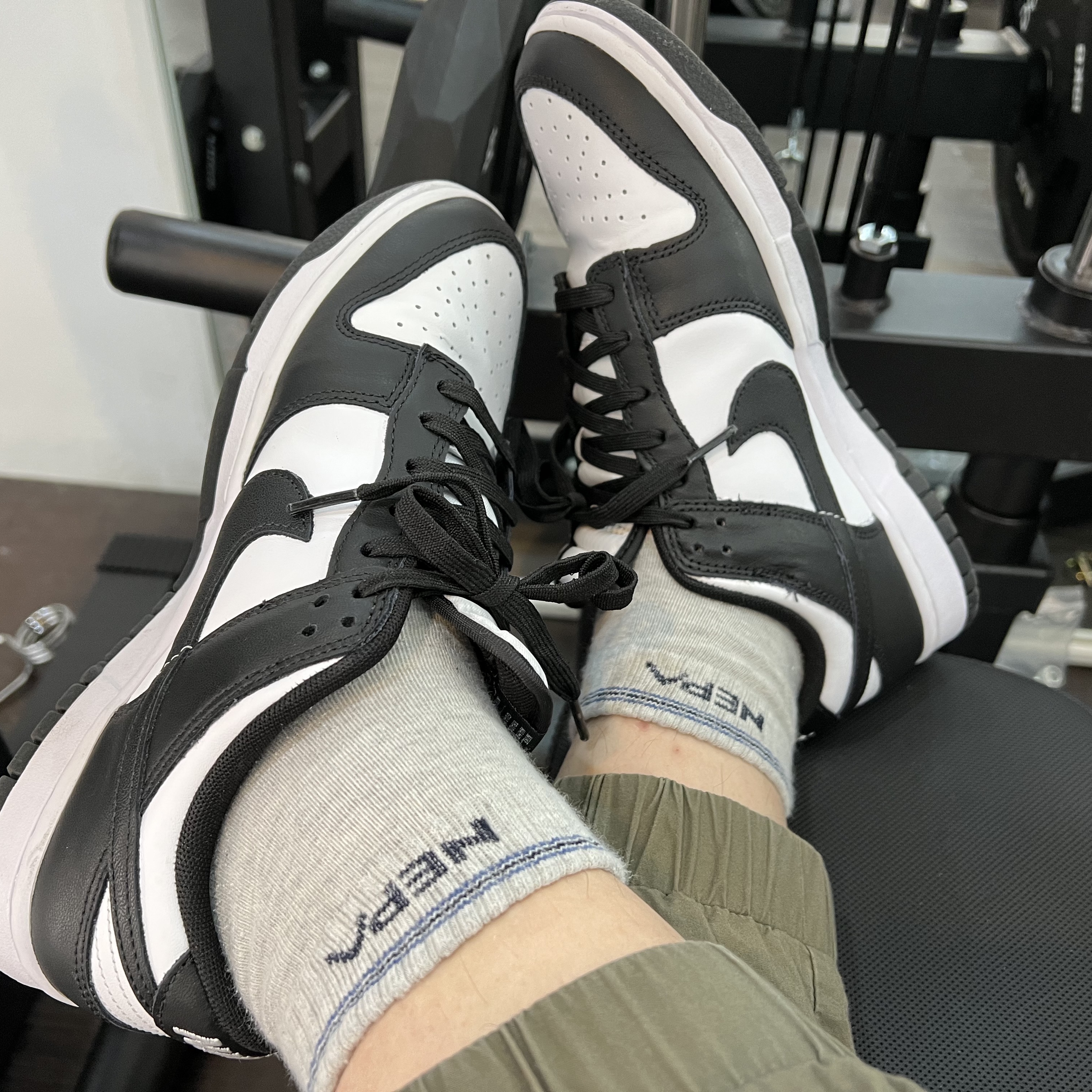 Nike Dunk Low Retro Black, (W) Nike Dunk Low Black 착용 스타일