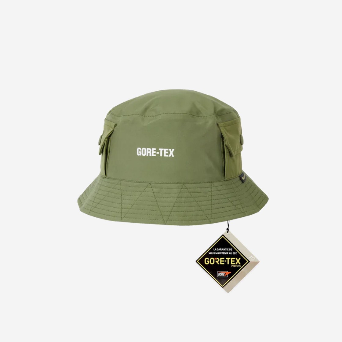 Palace x Engineered Garments Explorer Bucket Hat Olive - 22FW 상세 이미지 1