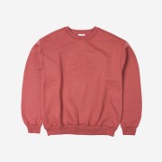 Dada Logo Embossed Crewneck Burgundy