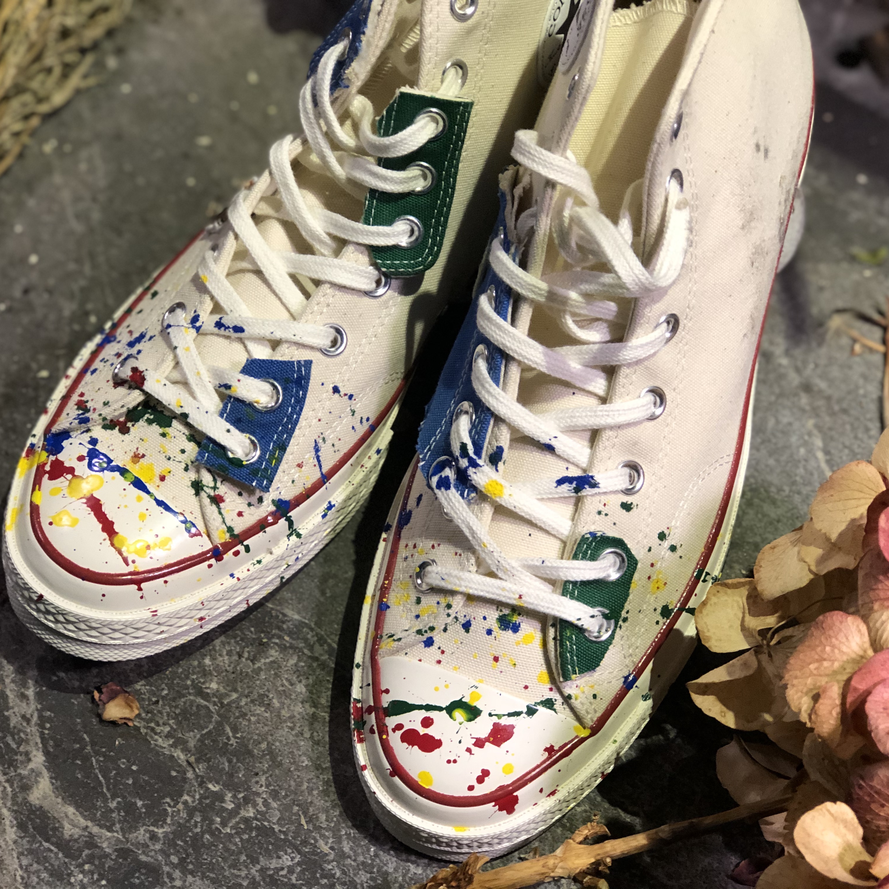 Converse Chuck 70 High Parchment 착용 스타일