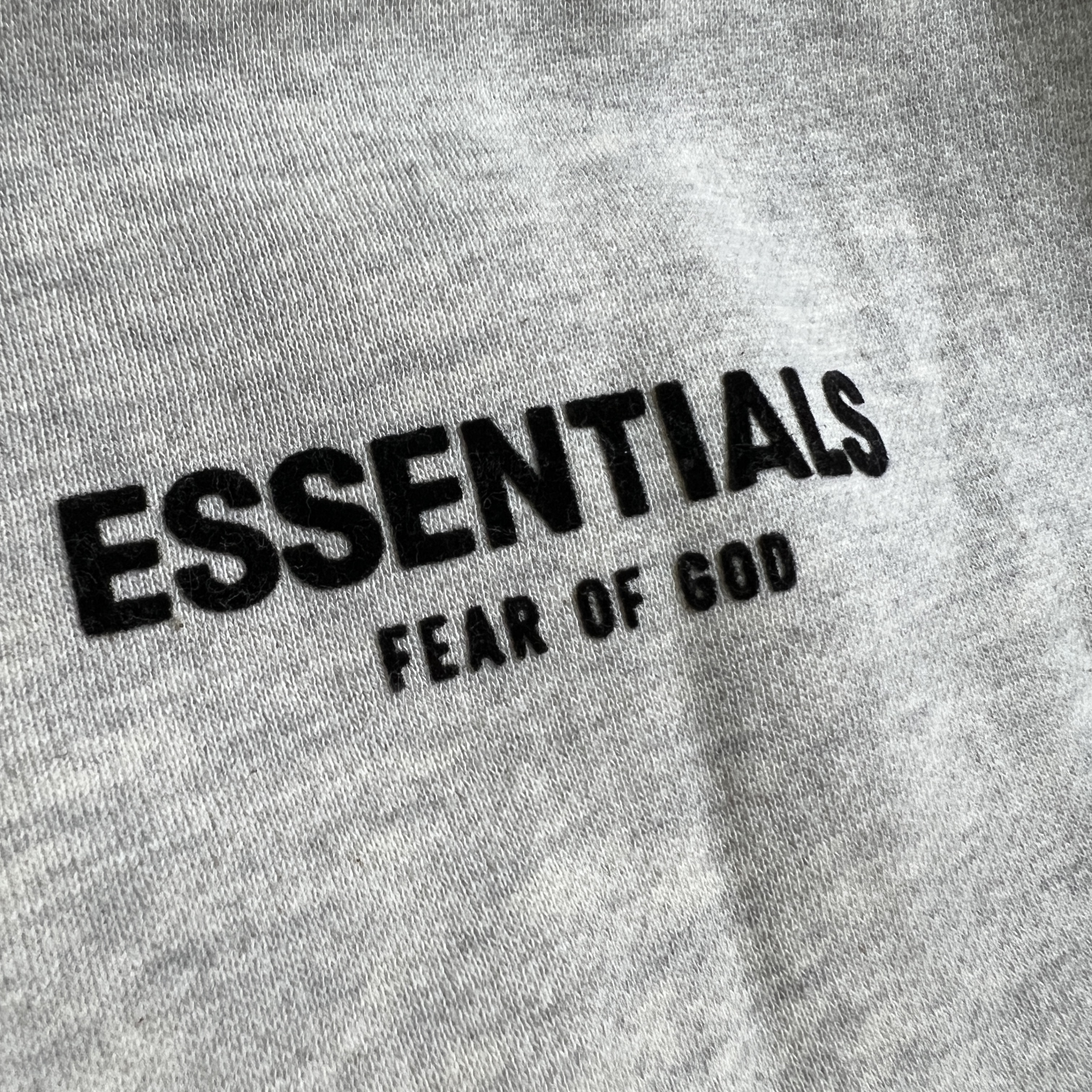 Essentials The Core Collection Hoodie Light Oatmeal 착용 스타일