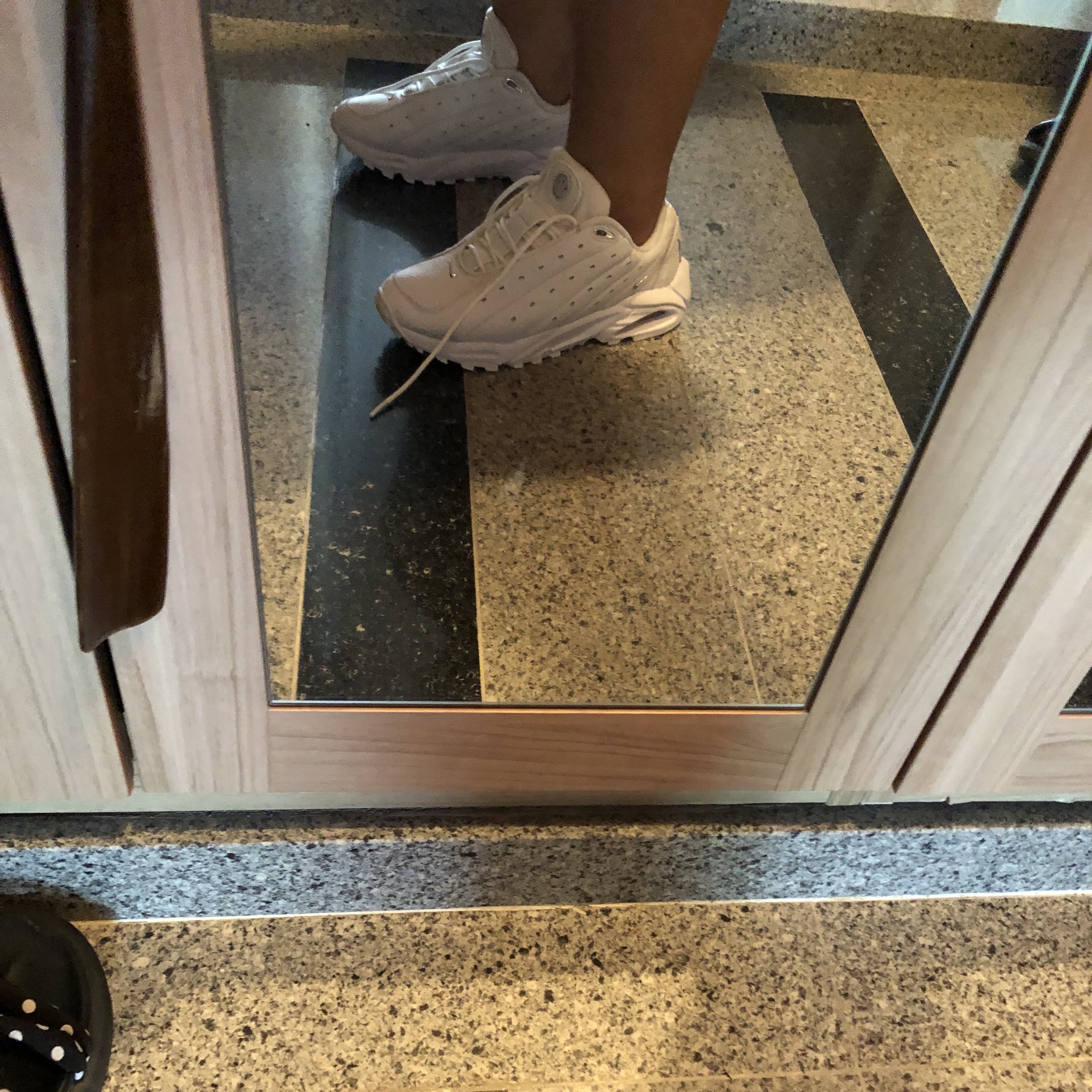 Nike x Drake Nocta Hot Step Air Terra Triple White 착용 스타일
