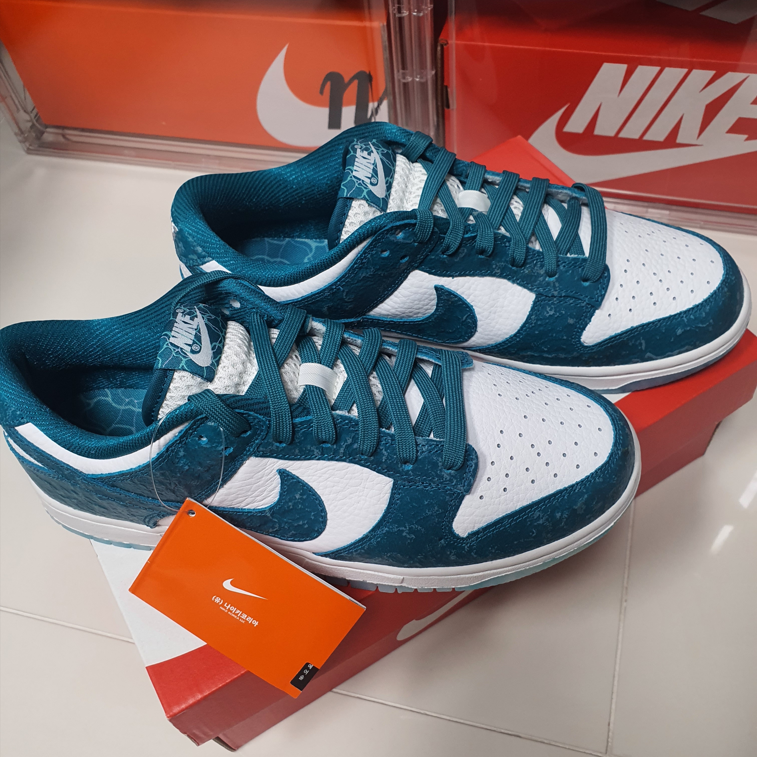 (W) Nike Dunk Low Ocean 착용 스타일