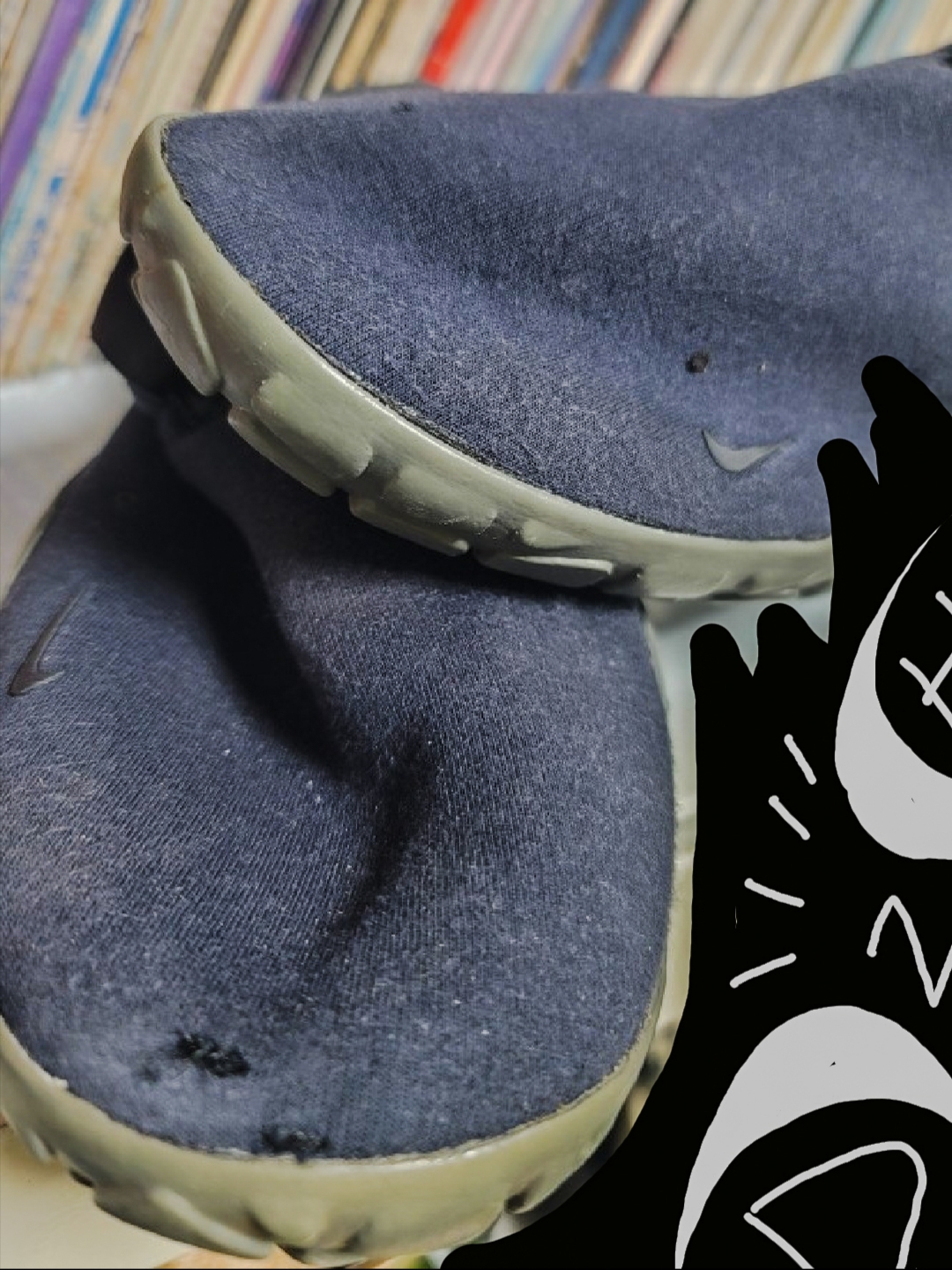 Nike Air Moc Bright Cactus 착용 스타일