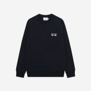 Maison Kitsune Double Fox Head Patch Classic Sweatshirt Anthracite