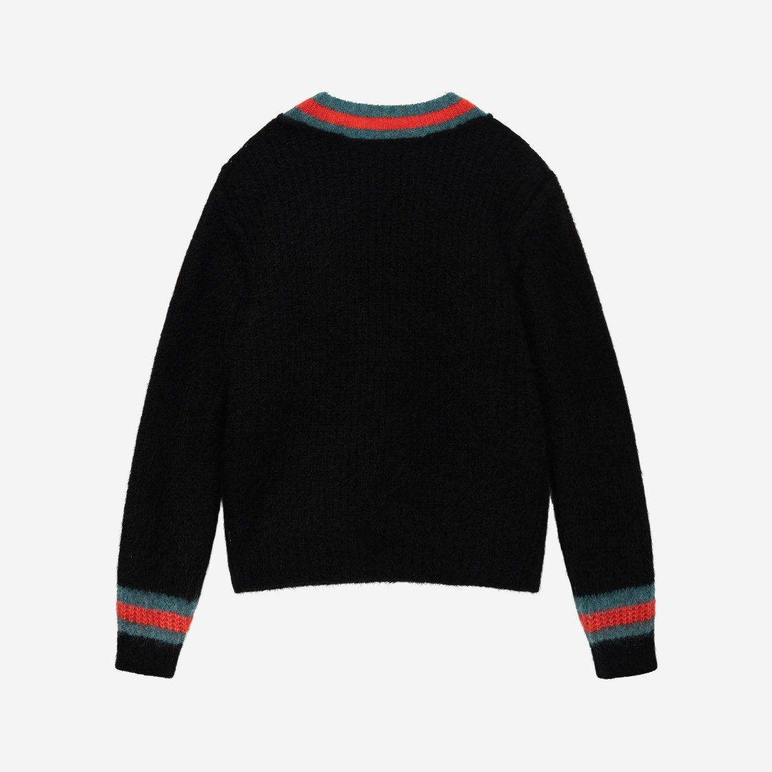 Stussy Mohair Tennis Sweater Black 상세 이미지 2