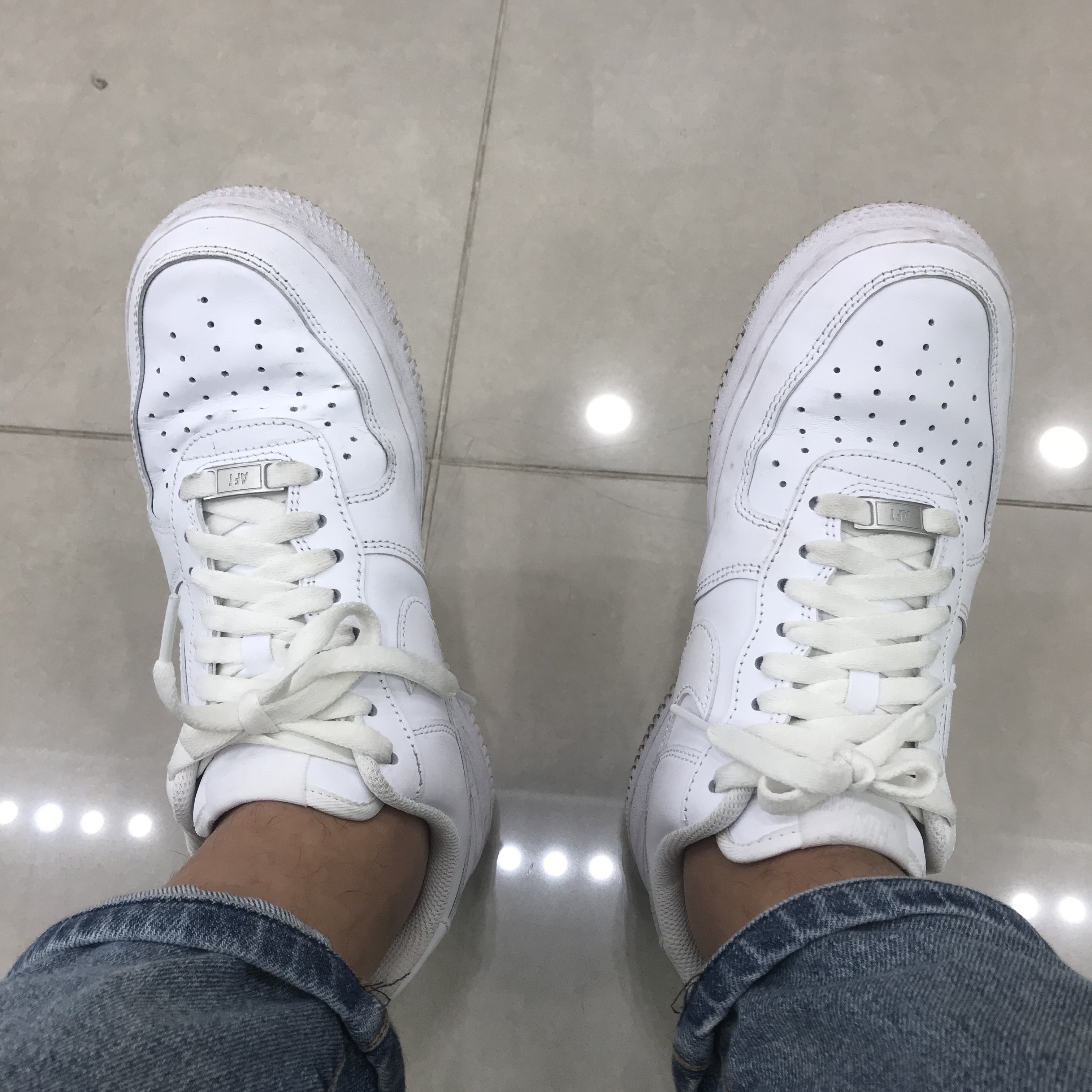 Nike Air Force 1 '07 Low White 착용 스타일