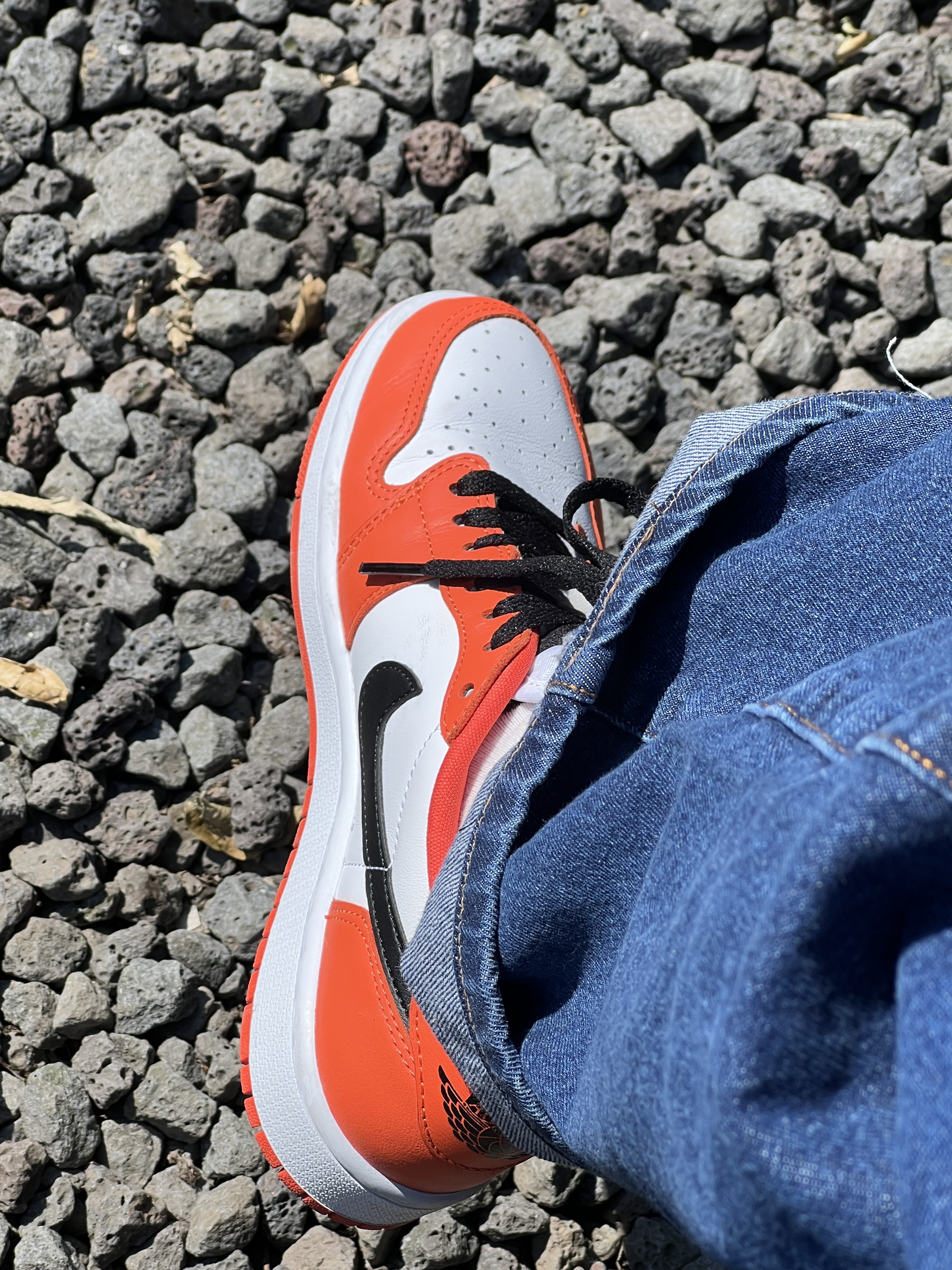 Jordan 1 Low OG Starfish, (W) Jordan 1 Low OG Starfish 착용 스타일 - 3