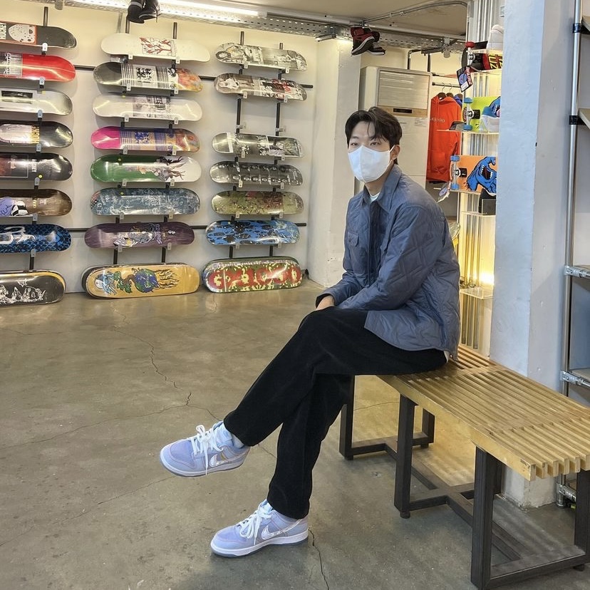 Nike x Union Dunk Low Passport Pack Argon 착용 스타일 - 1
