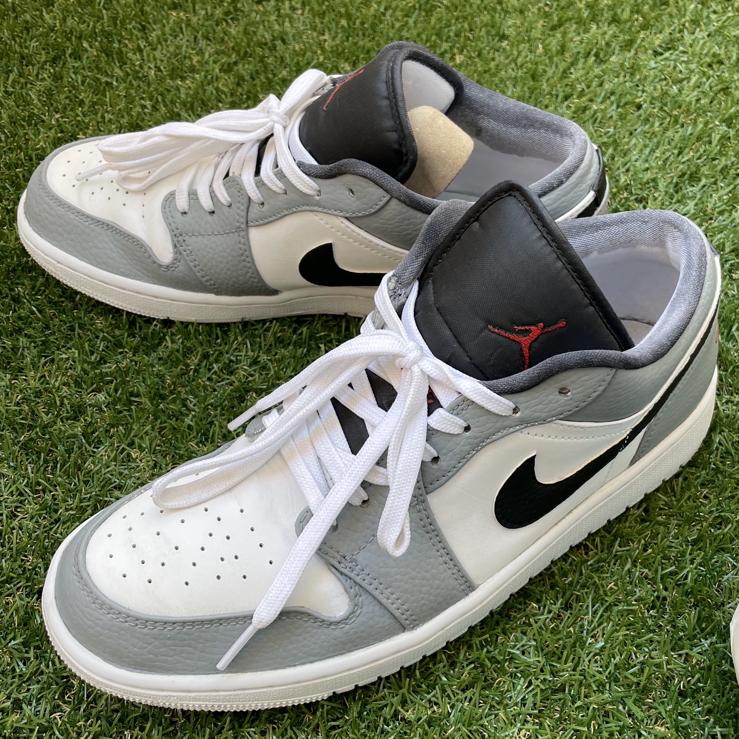 Jordan 1 Low Triple White 착용 스타일 - 1