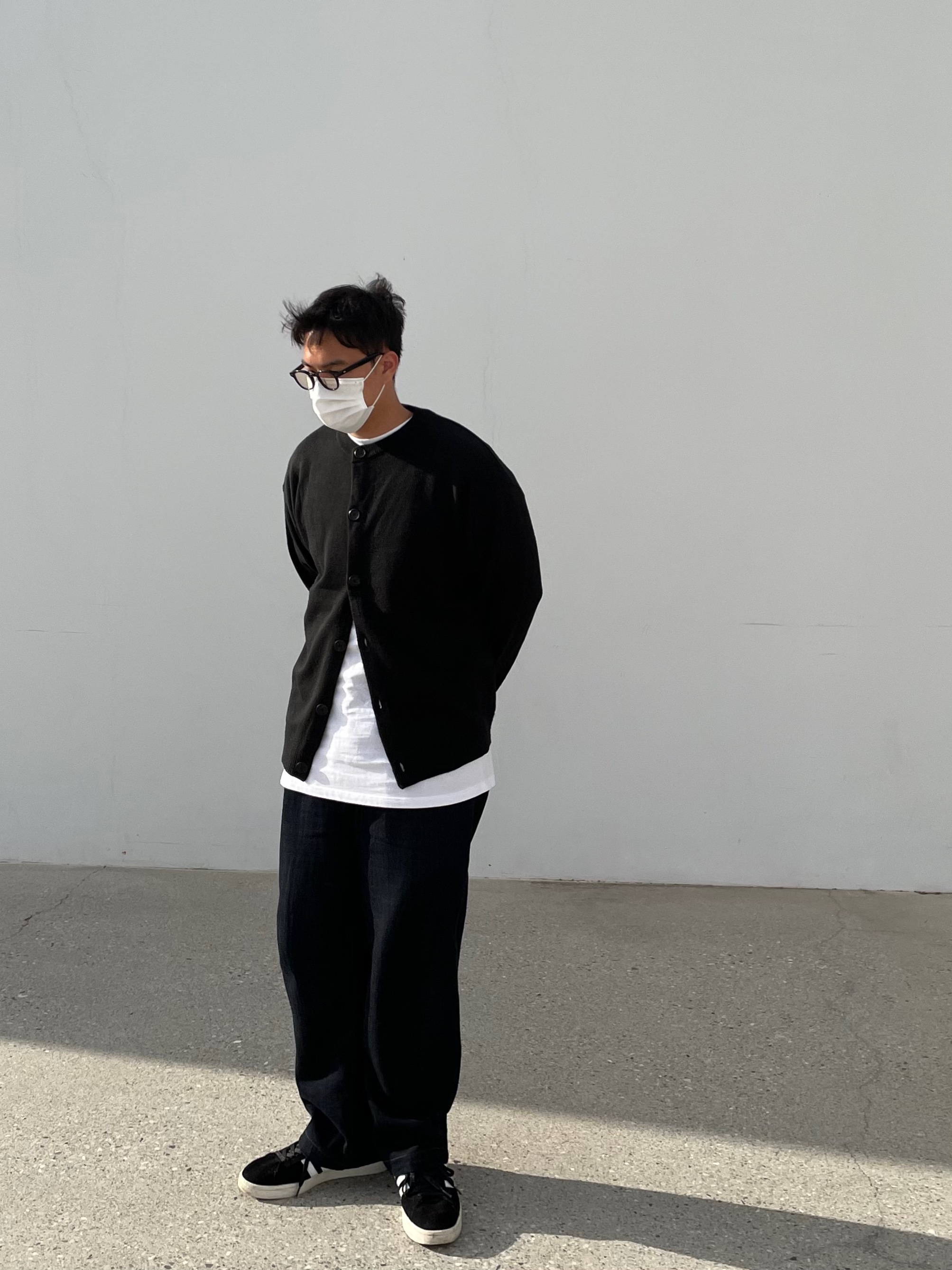 Adidas Campus 80s Black White 착용 스타일