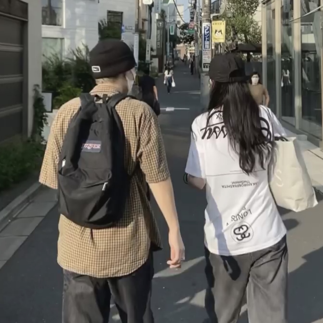 (W) Merrell Hydro Moc Black, Stussy x Takahiromiyashita The Soloist 40 WT T-Shirt 착용 스타일 - 2