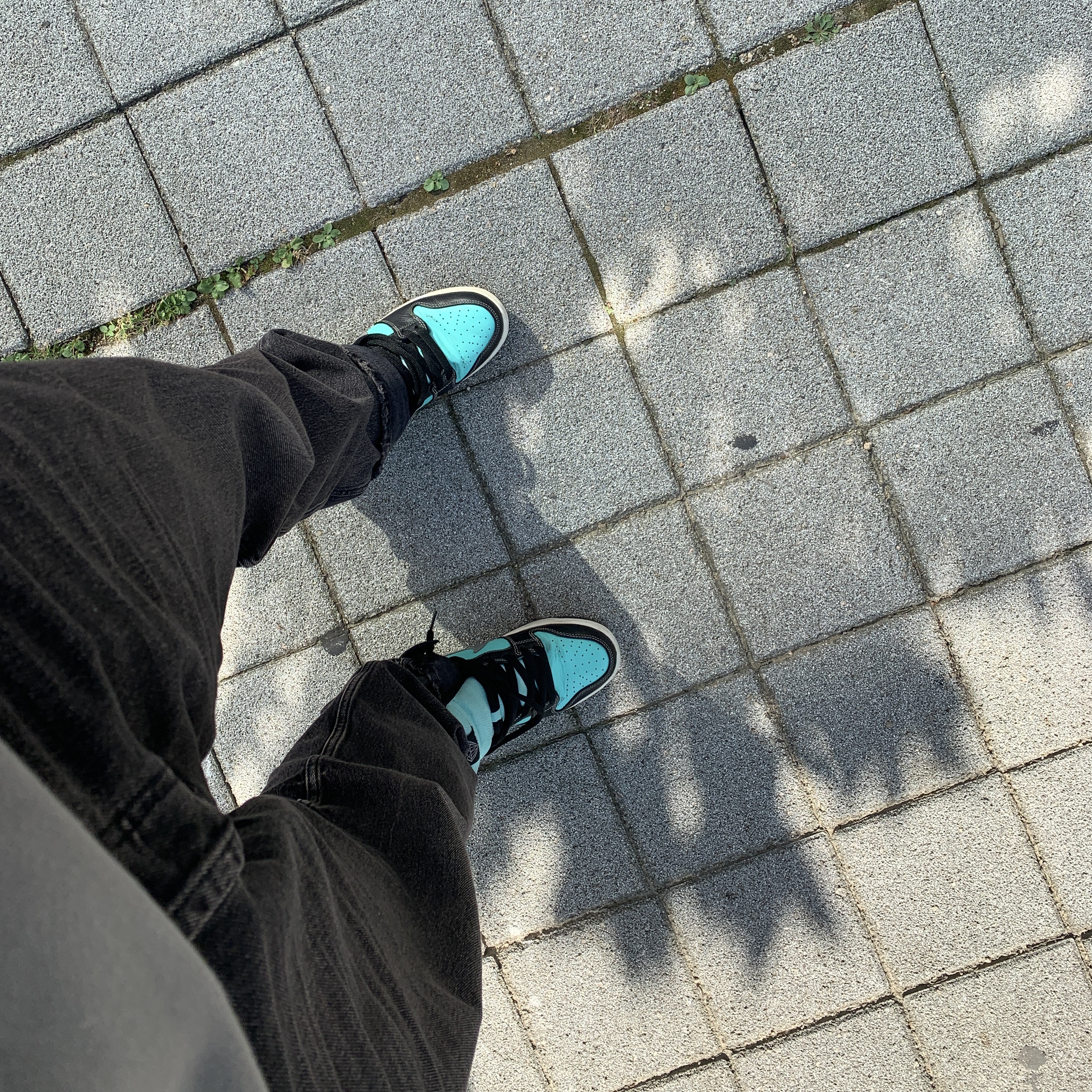 Nike x Diamond Supply Co. SB Dunk High Tiffany 착용 스타일